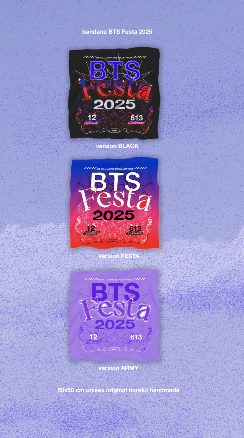 Bandana BTS Festa 2025
