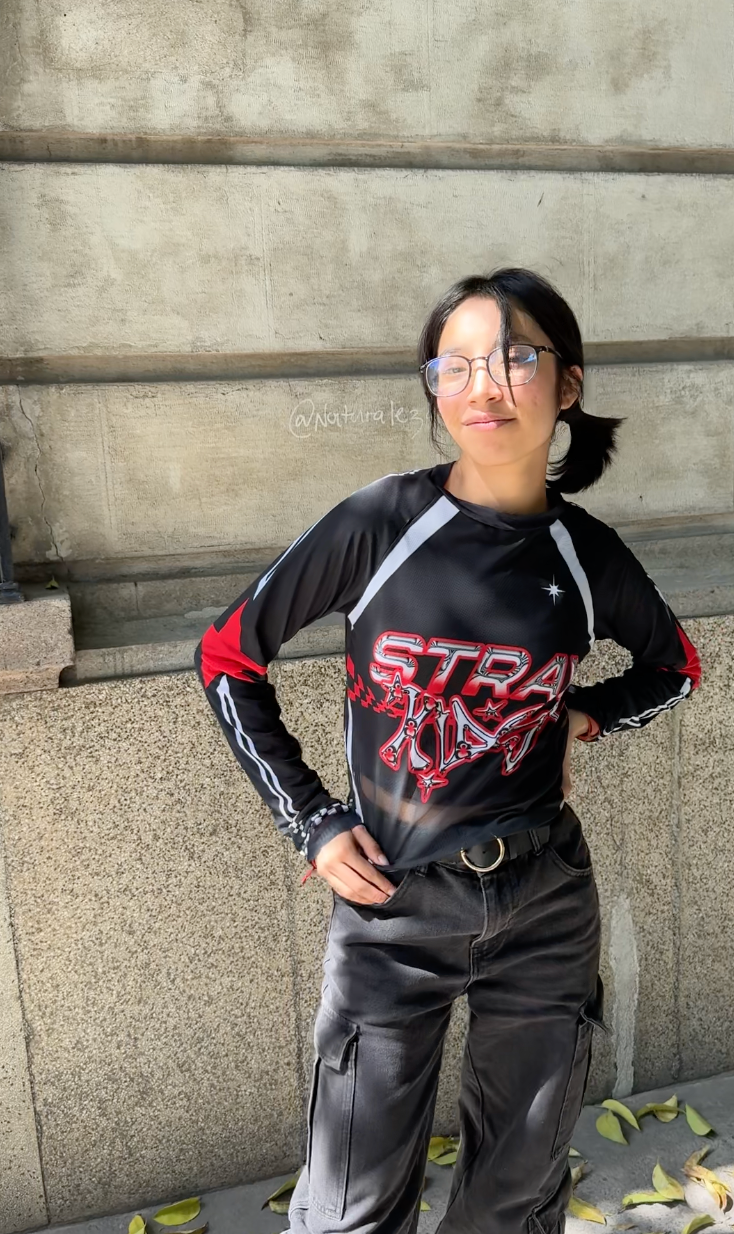 Stray Kids Playera Mesh Racer