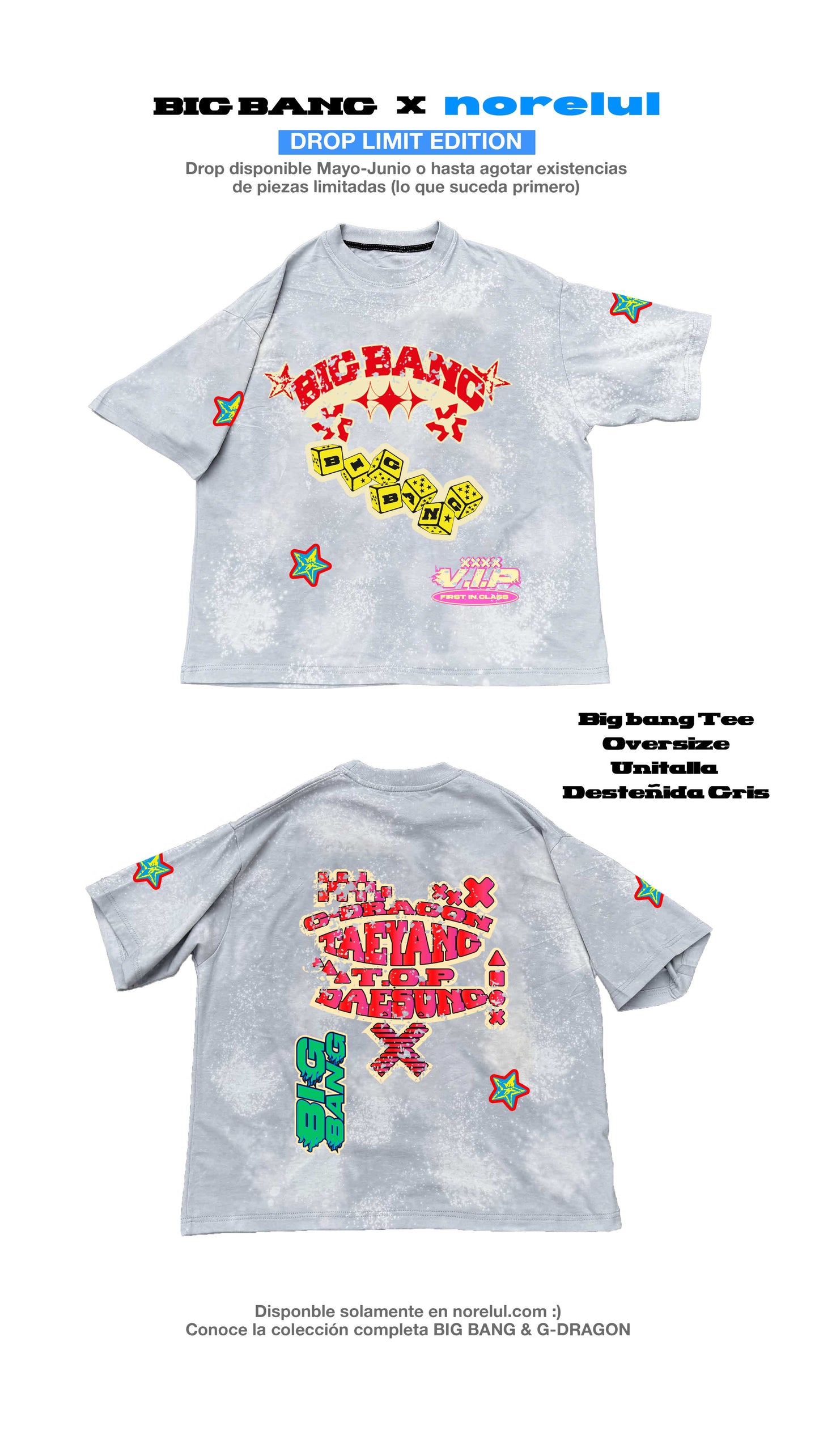 Big Bang Tee Oversize Edicion Limitada