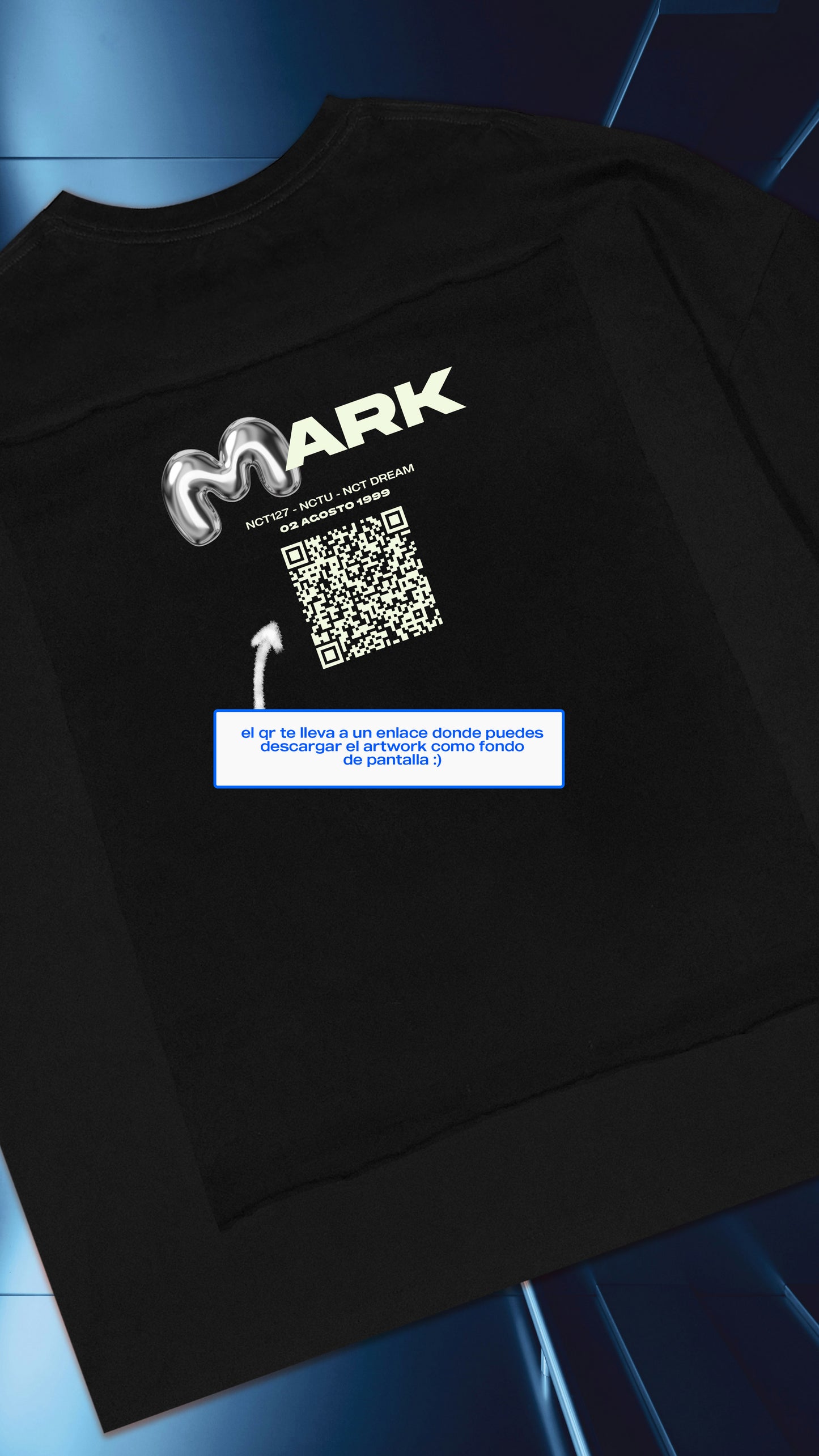 Mark Nct127 Playera Retrato