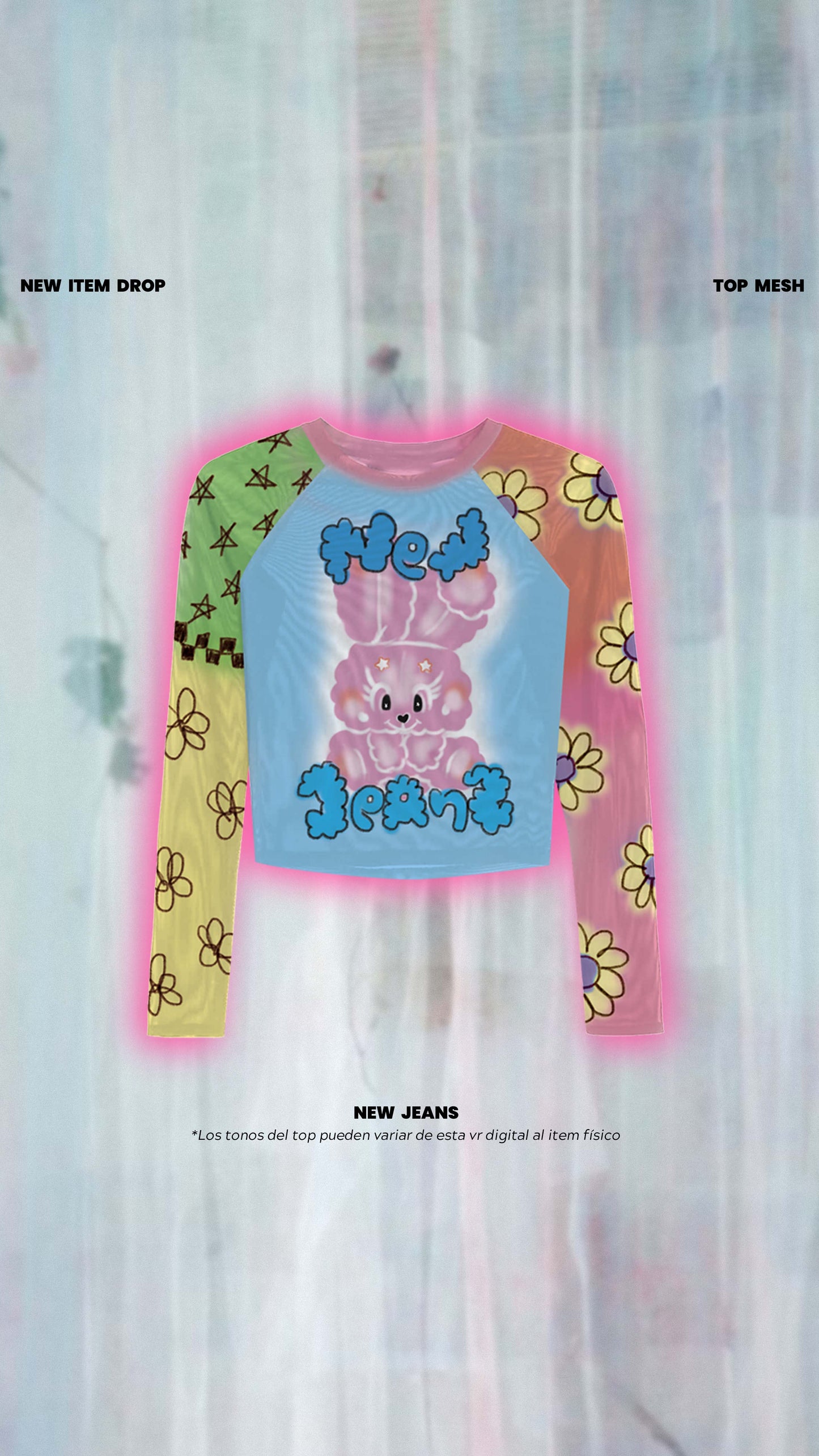 Newjeans Playera Mesh