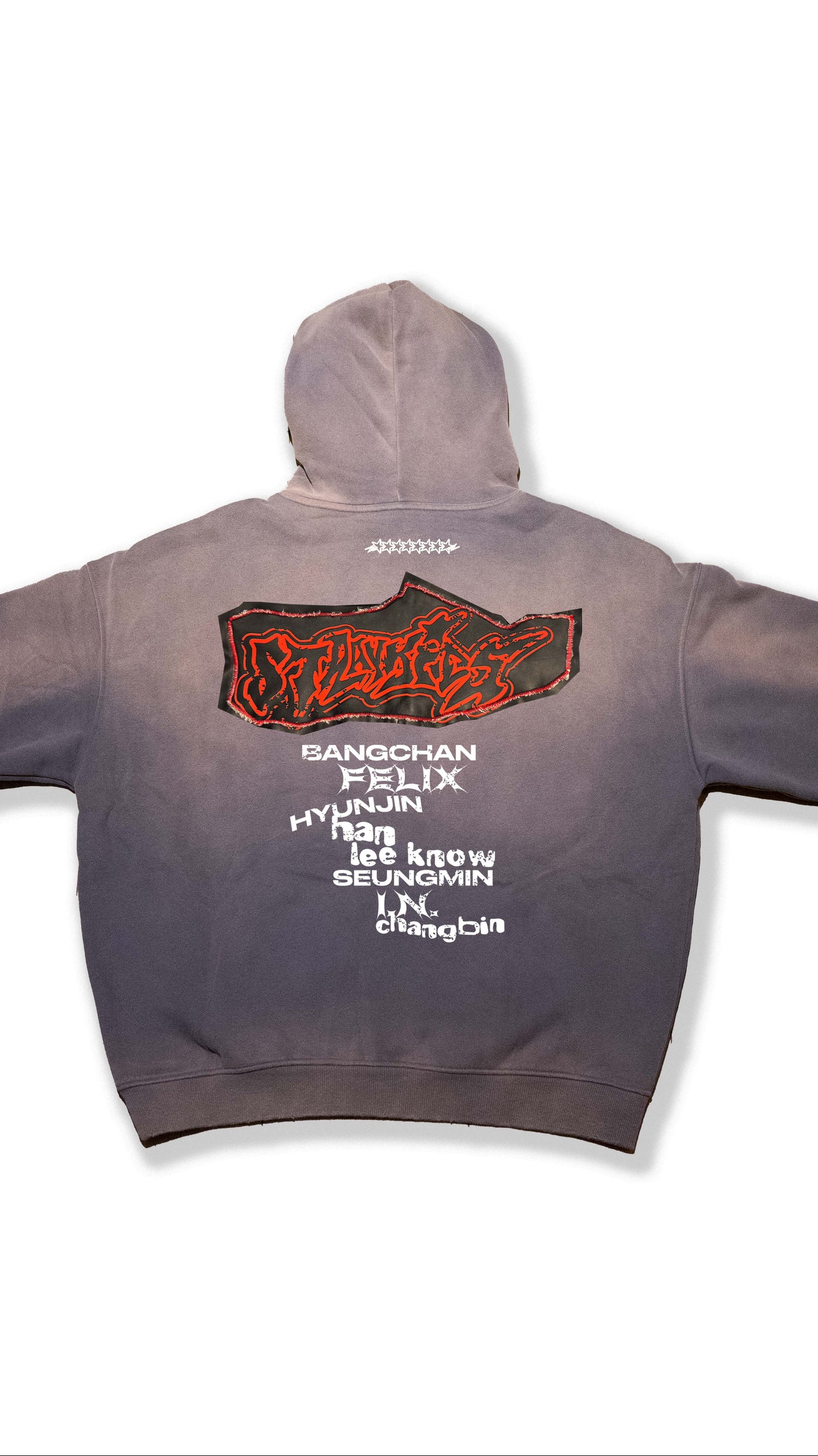 Stray Kids Sudadera Hoodie Oversize Lavada