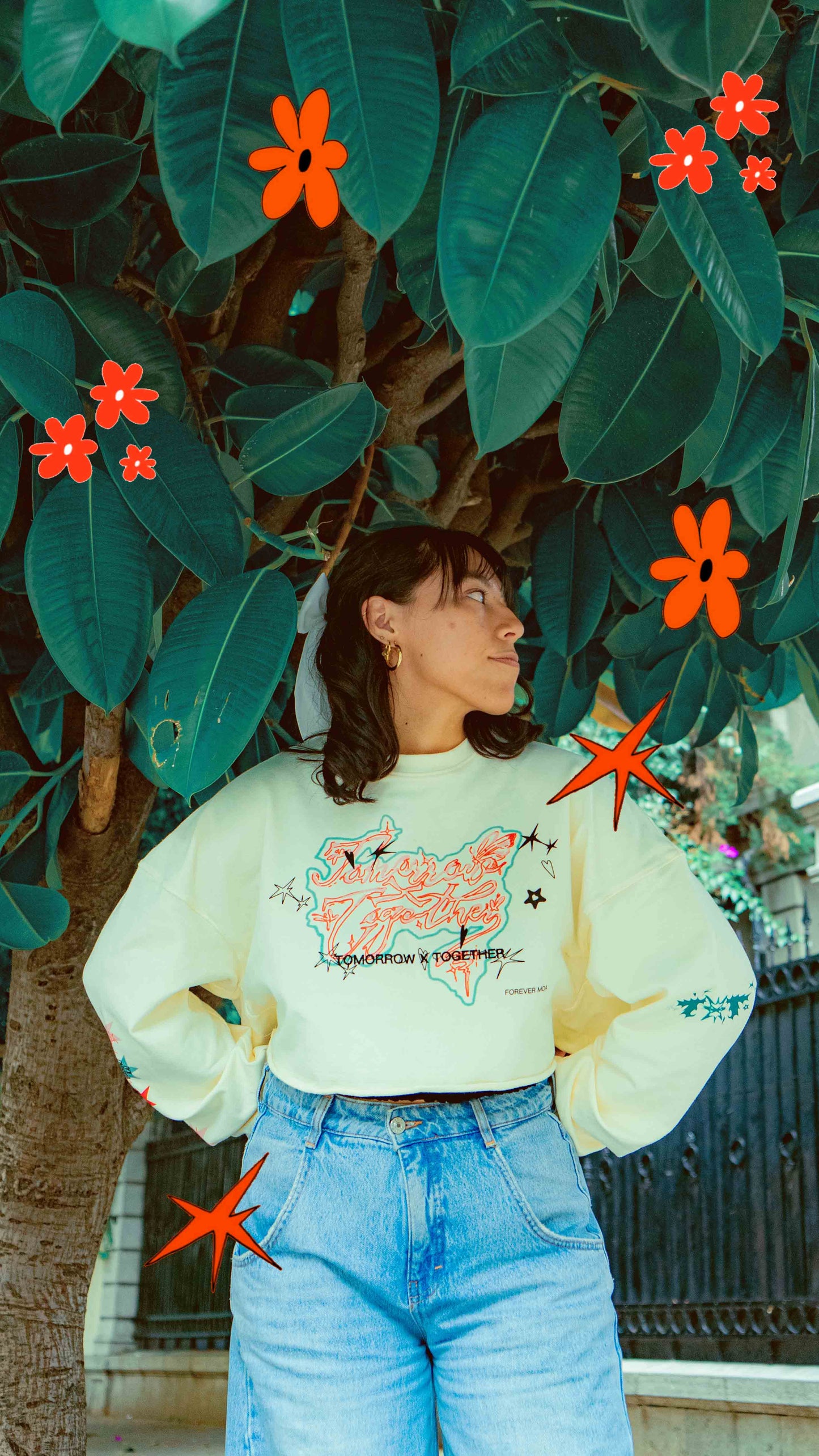Txt Sudadera Crop