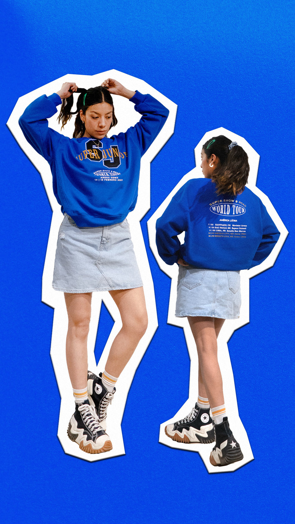 SWEAT SUPER JUNIOR Bleu