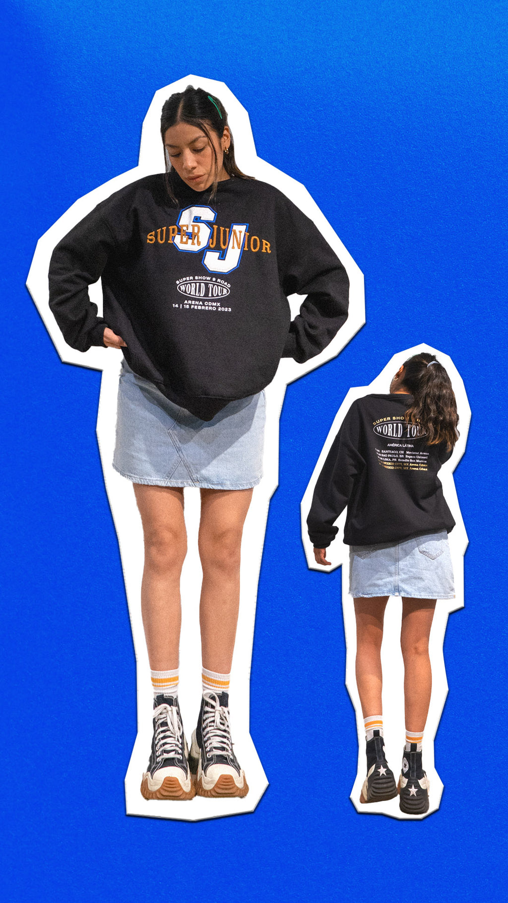 SWEAT SUPER JUNIOR Bleu