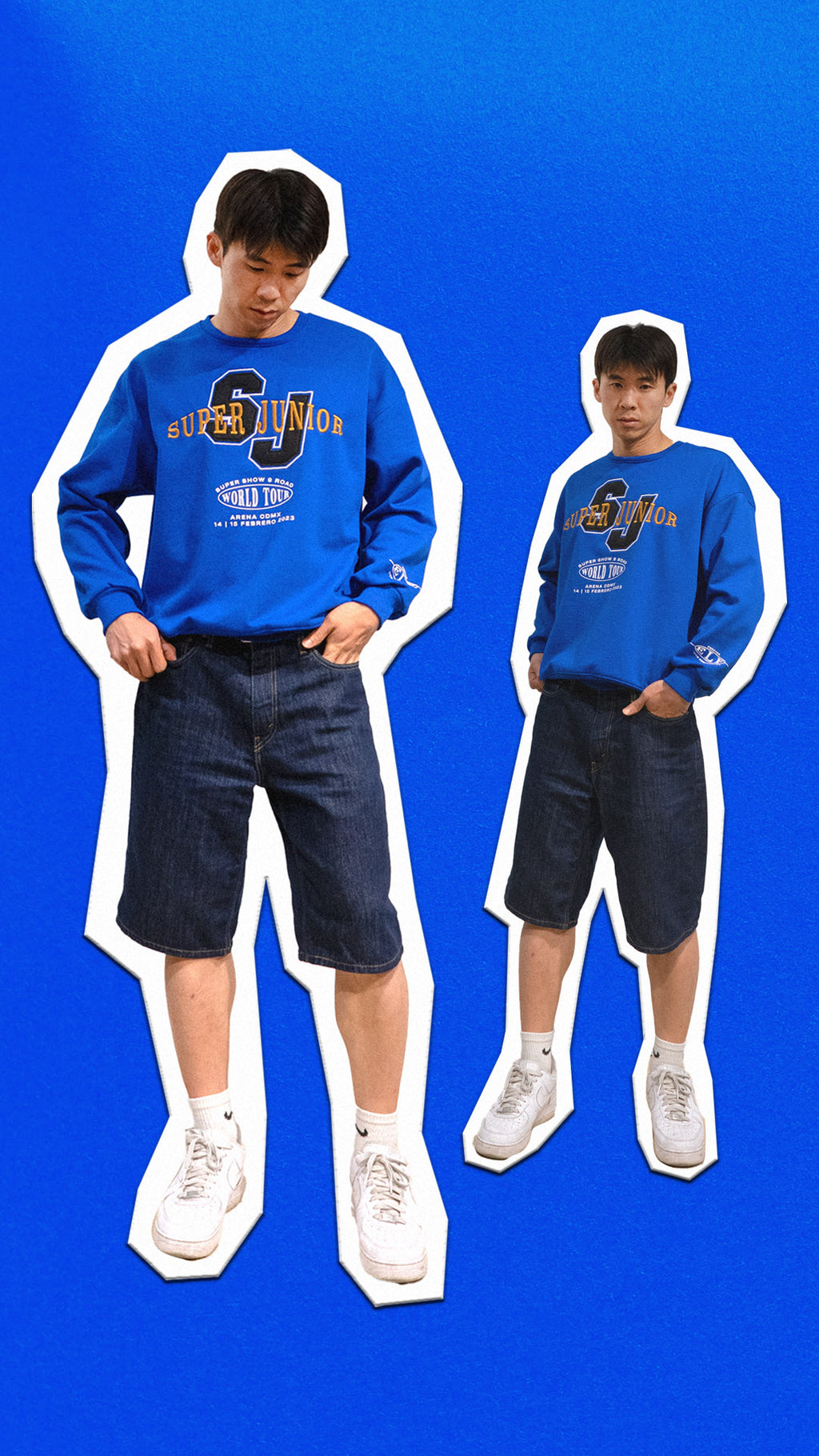 SWEAT SUPER JUNIOR Bleu