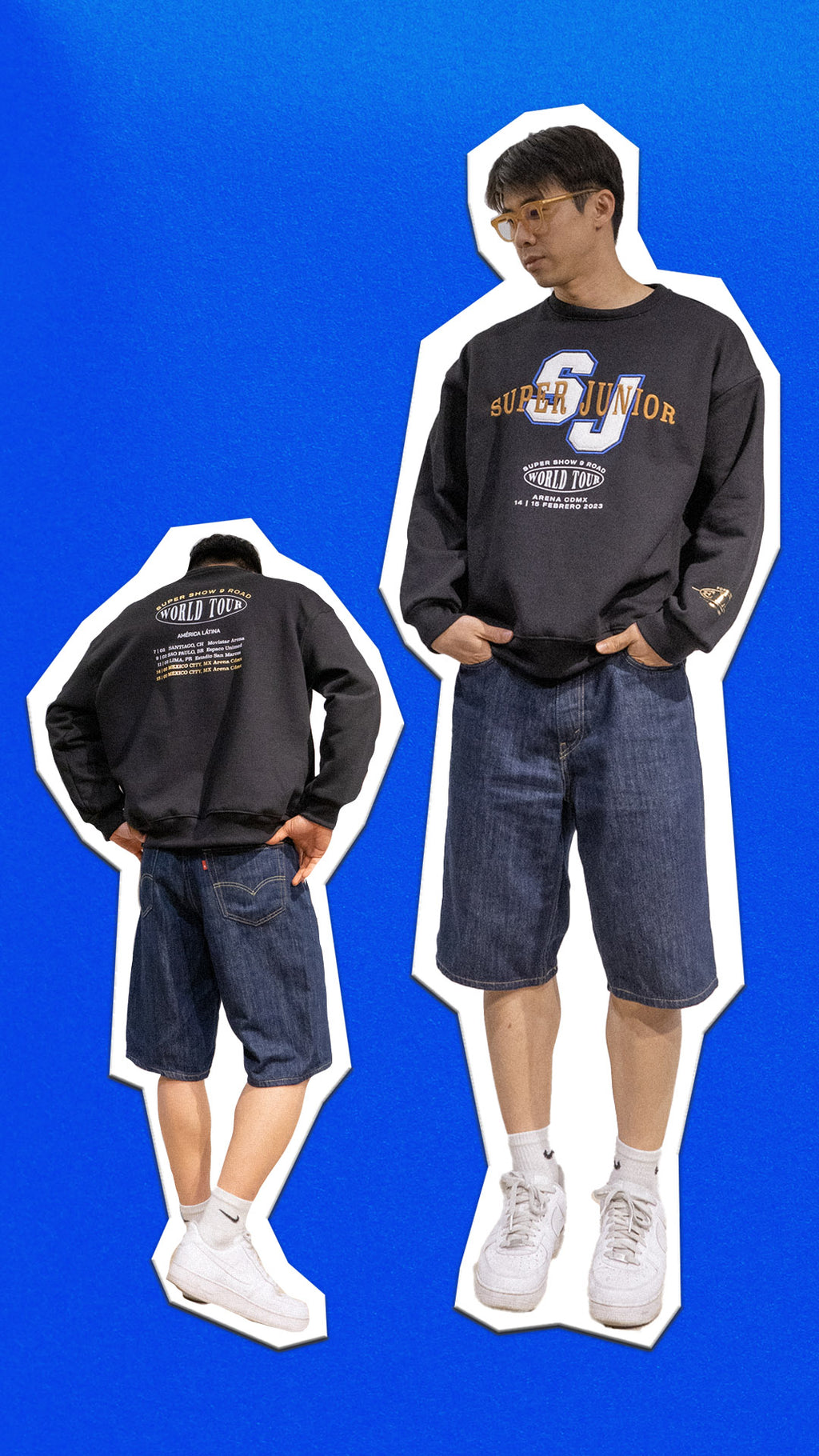 SWEAT SUPER JUNIOR Bleu