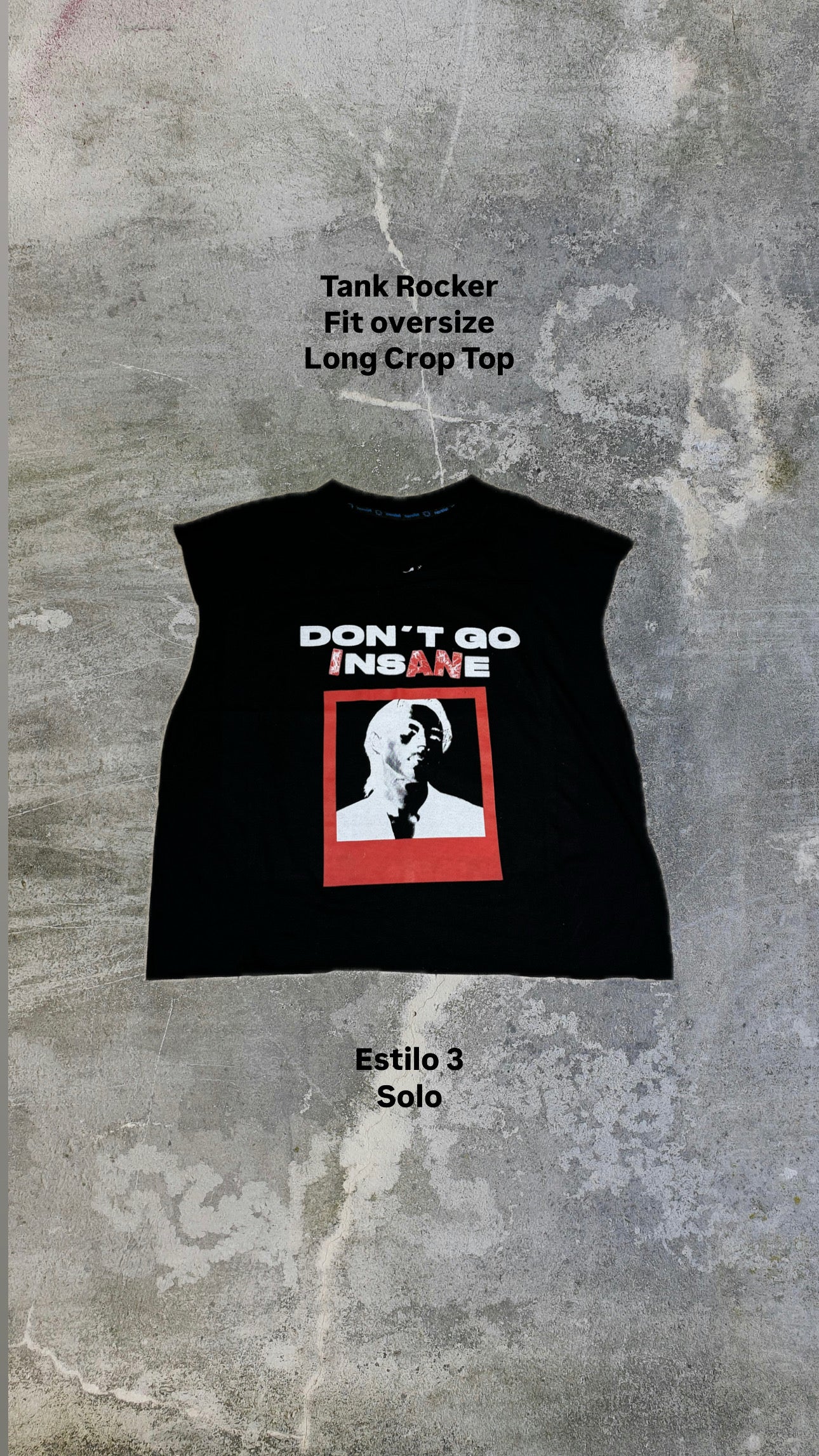 DprIan Playera Tank Rocker
