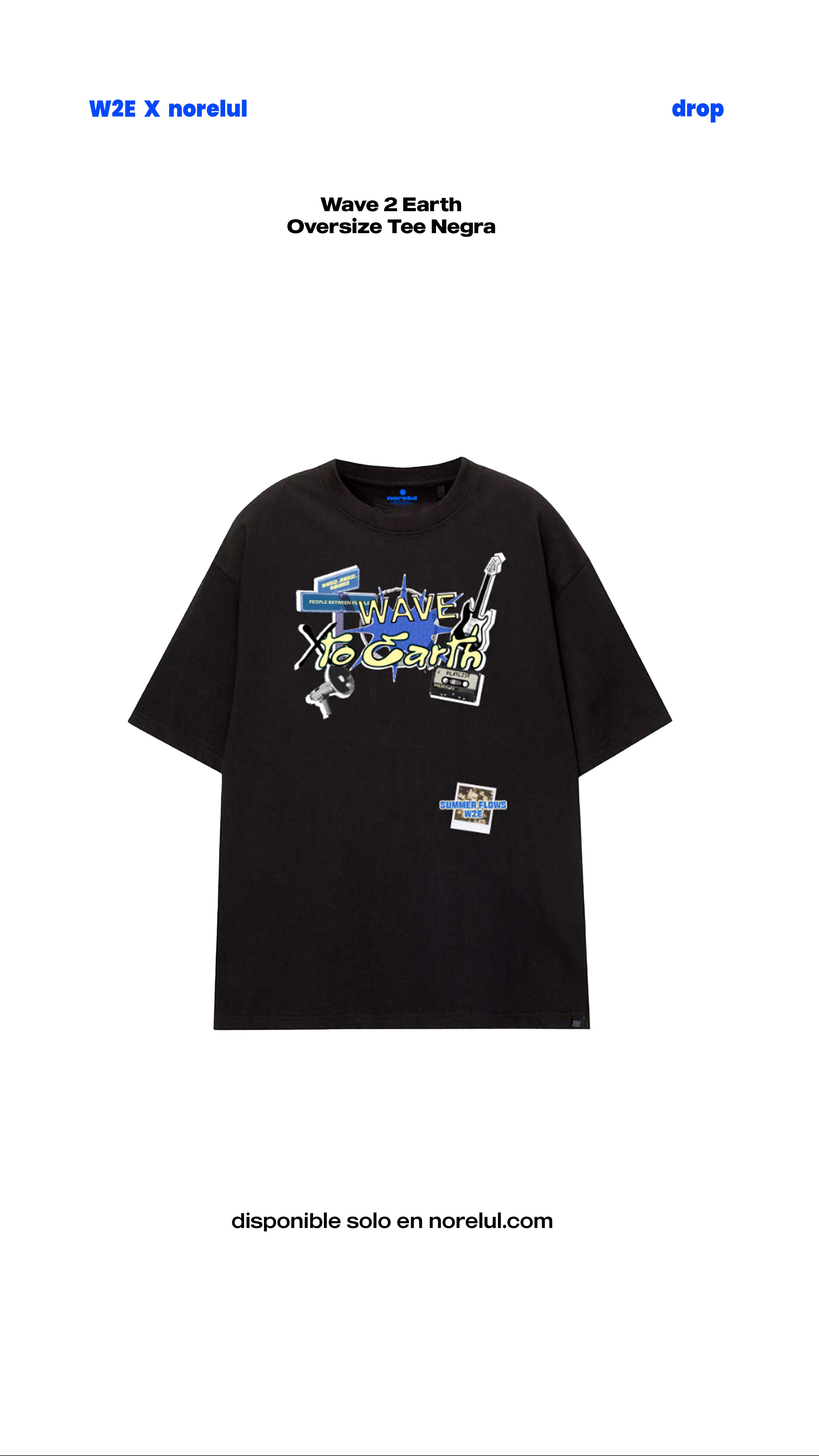 Wave To Earth Playera Oversize Tee