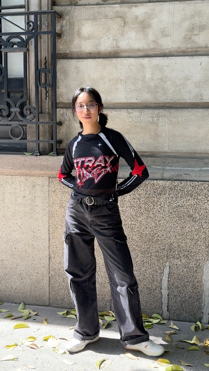 Stray Kids Playera Mesh Racer