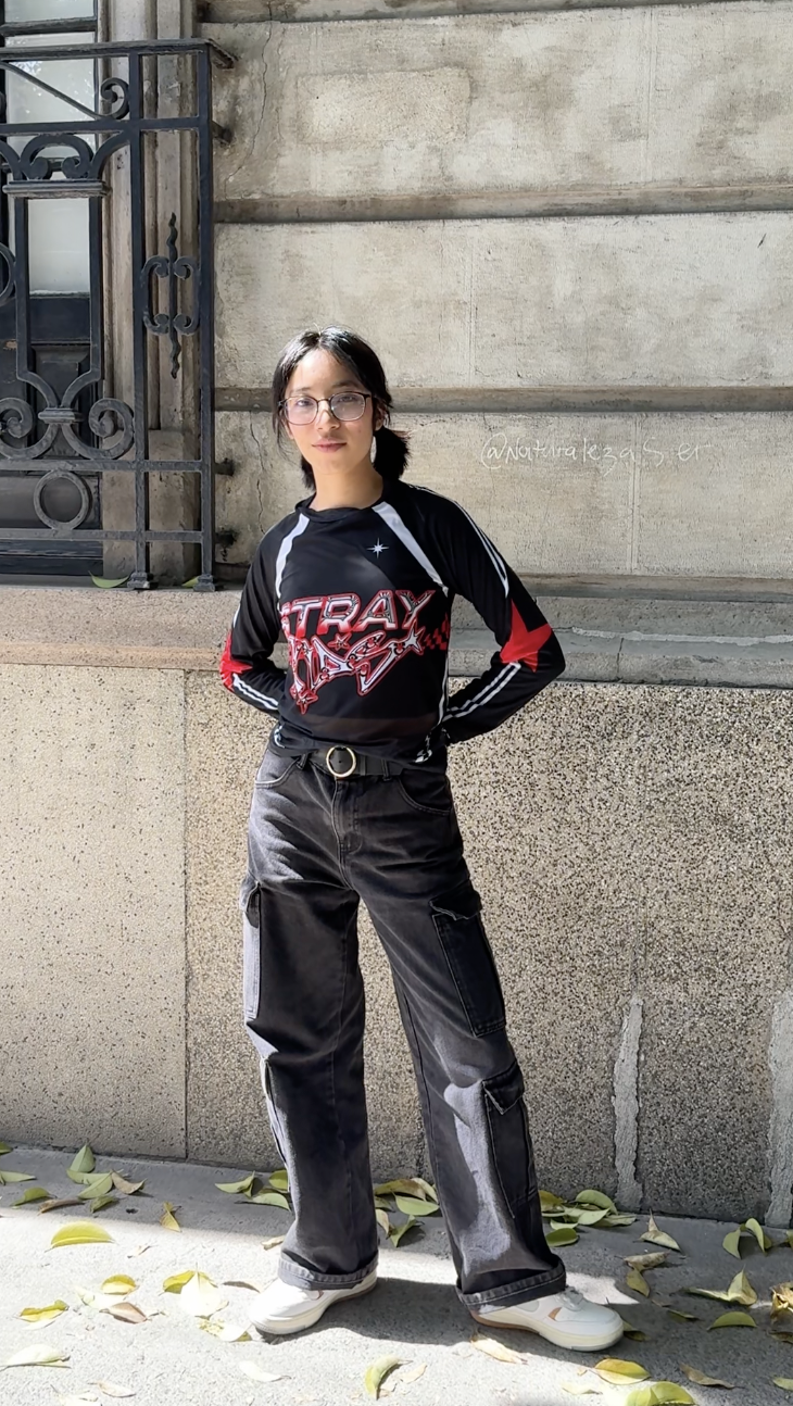 Stray Kids Playera Mesh Racer