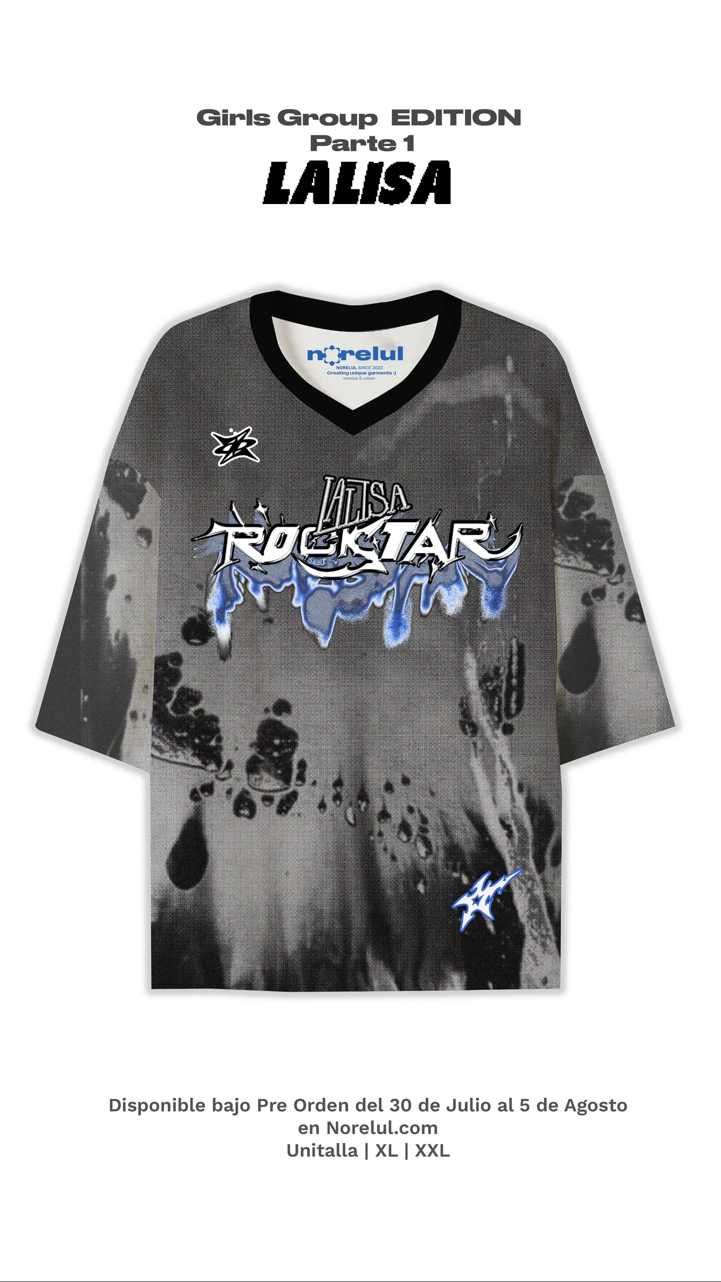 Lalisa Rockstar Blackpink Jersey