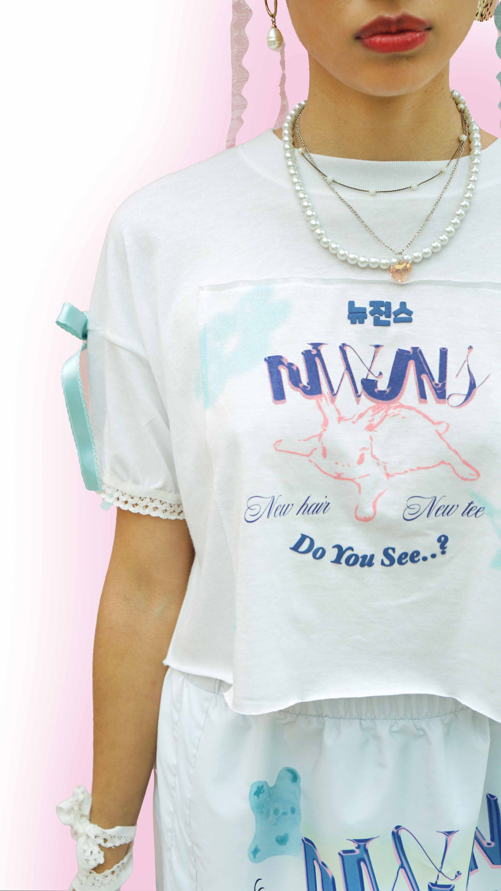 Newjeans Playera Crop