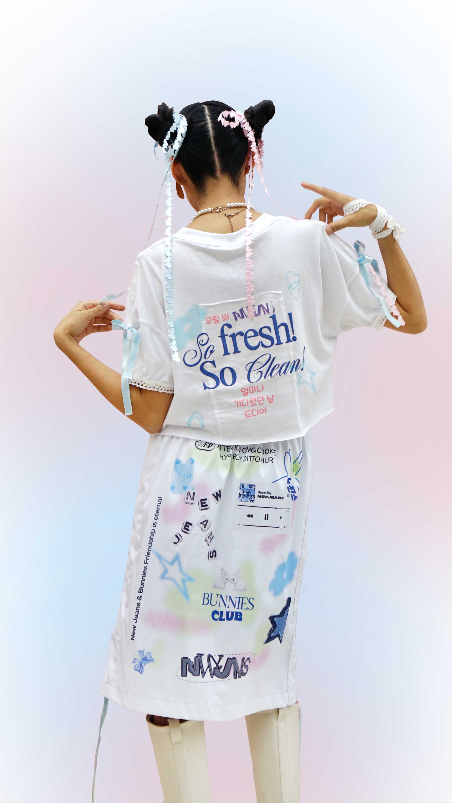 Newjeans Playera Crop