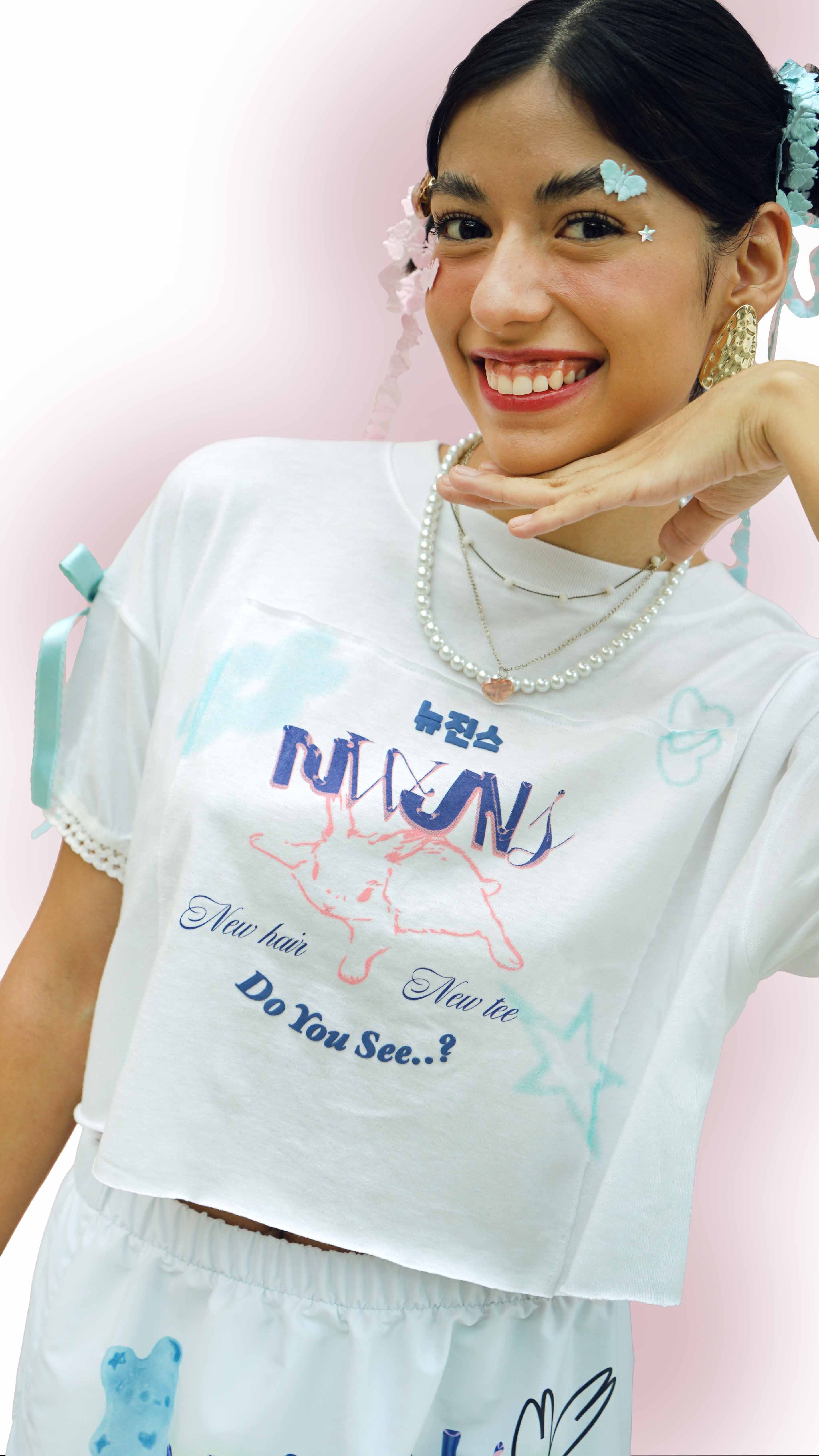 Newjeans Playera Crop