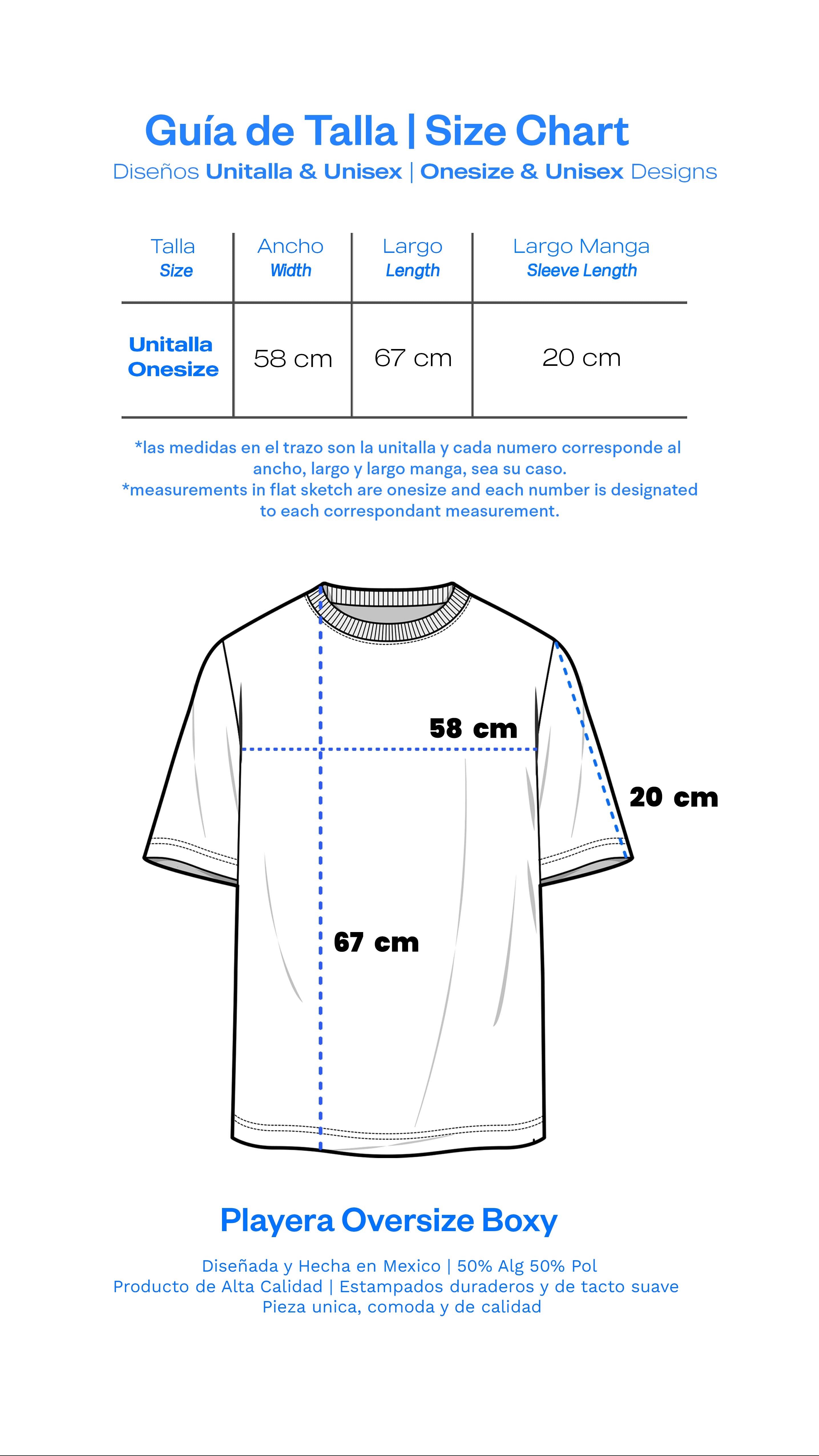 XG Playera Oversize Tee Asimetrica