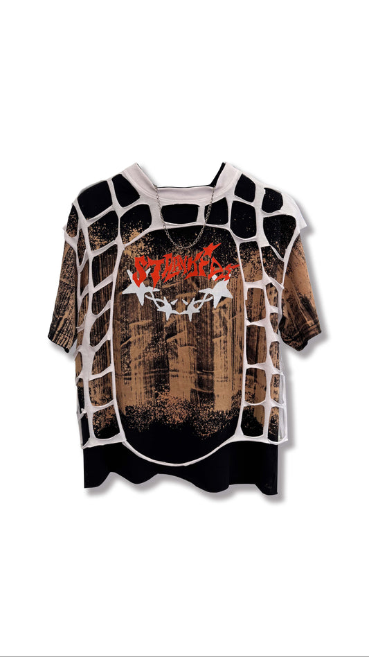 Playera Tie Dye Oversize (Stray Kids, Seventeen, Ateez)