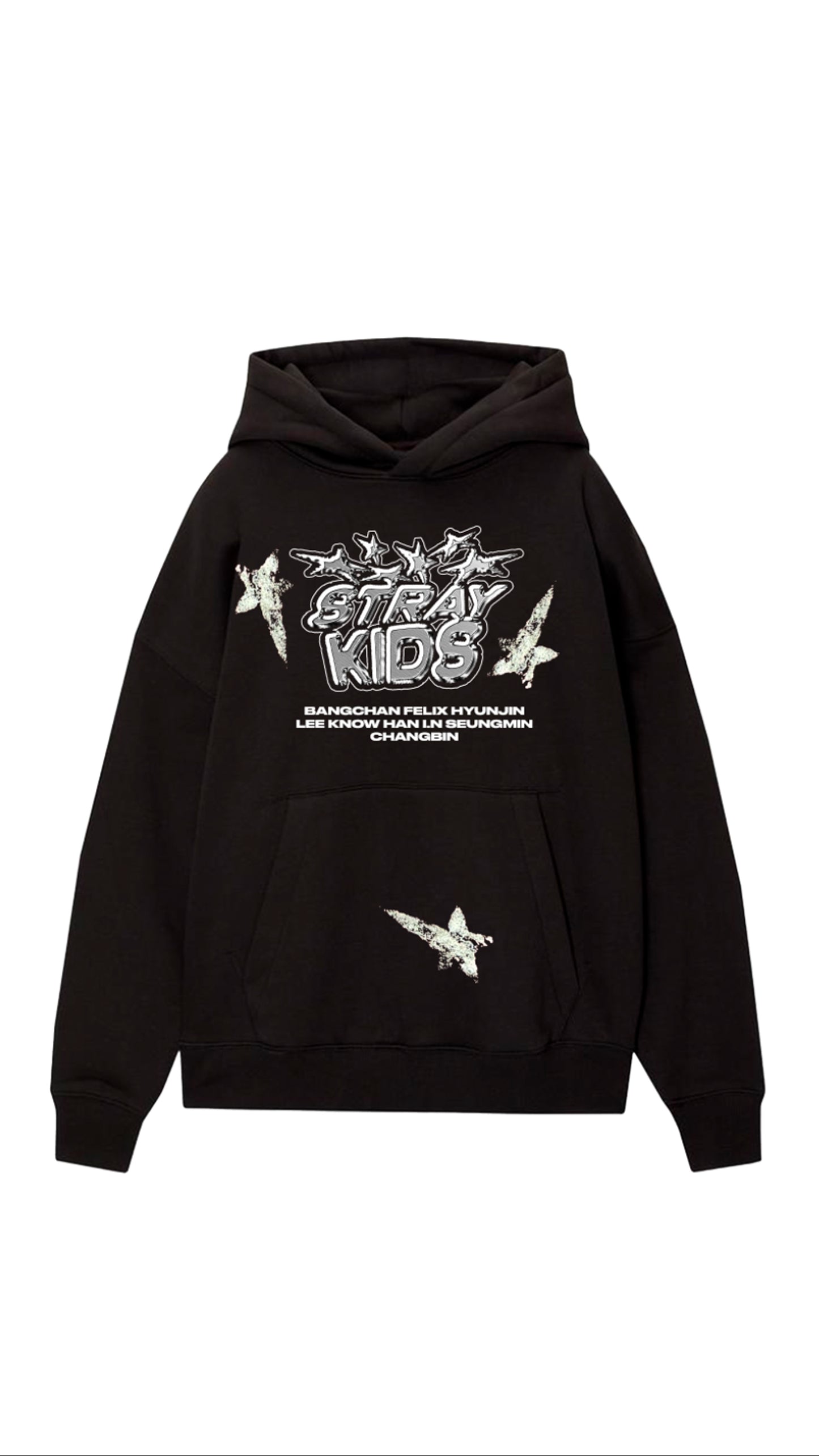 Stray Kids Foil Star Hoodie