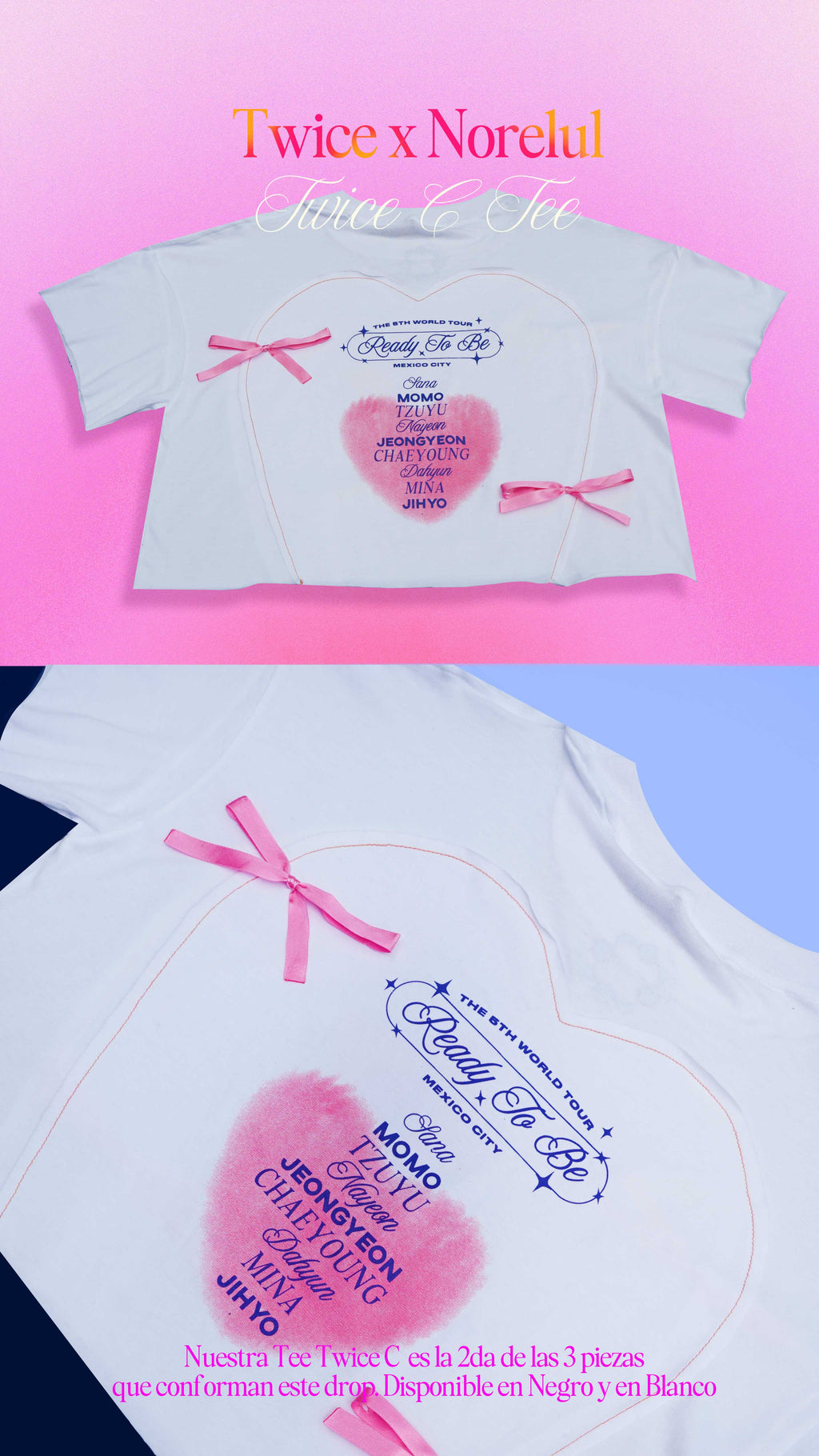 Twice Playera Crop
