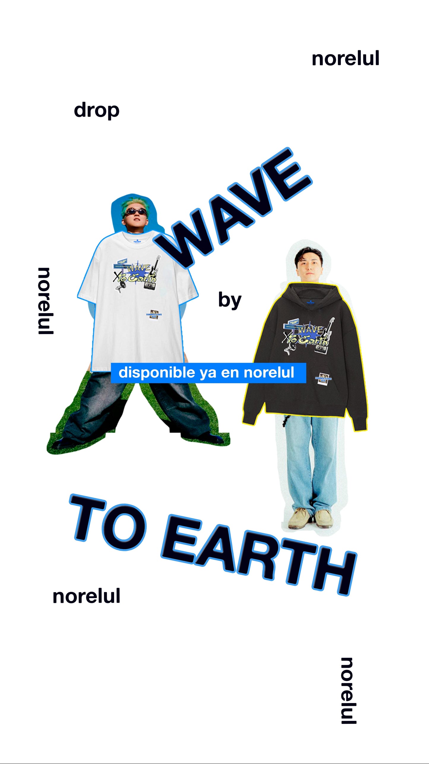 Wave To Earth Playera Oversize Tee