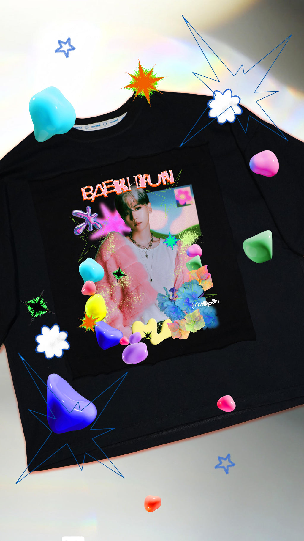 Baekhyun Exo Playera Retrato
