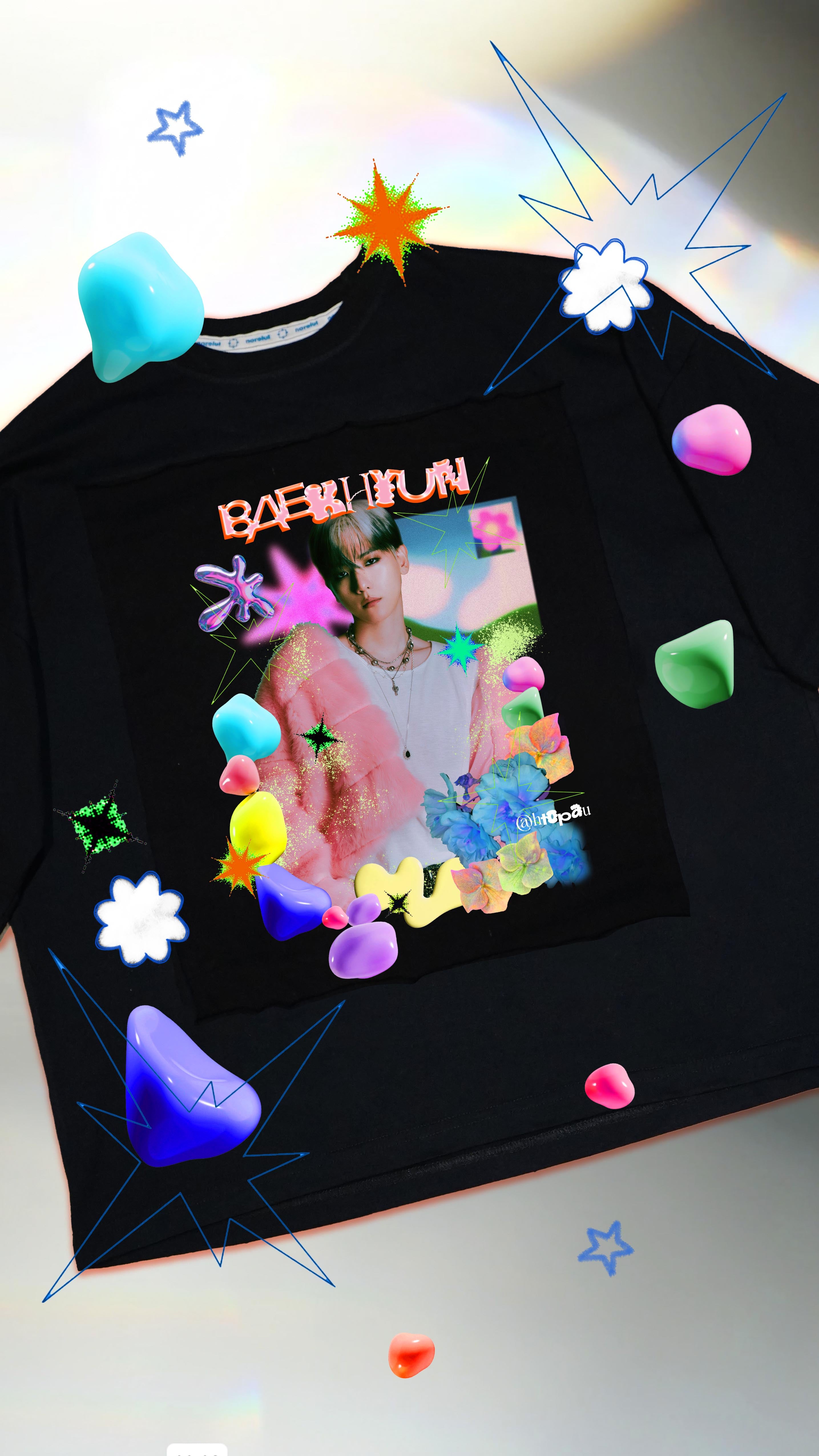 Baekhyun Exo Playera Retrato