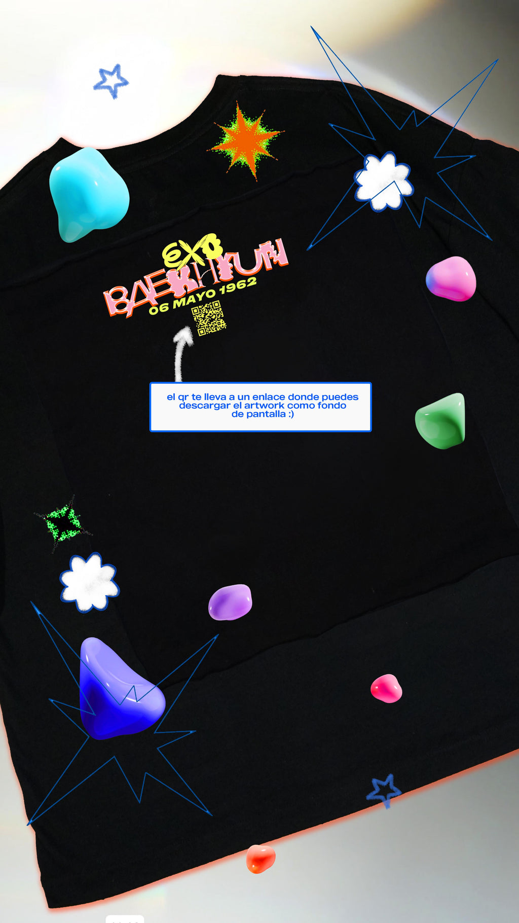Baekhyun Exo Playera Retrato