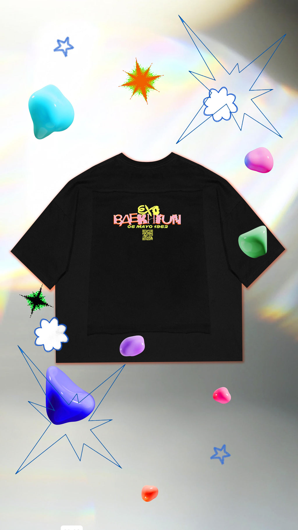 Baekhyun Exo Playera Retrato