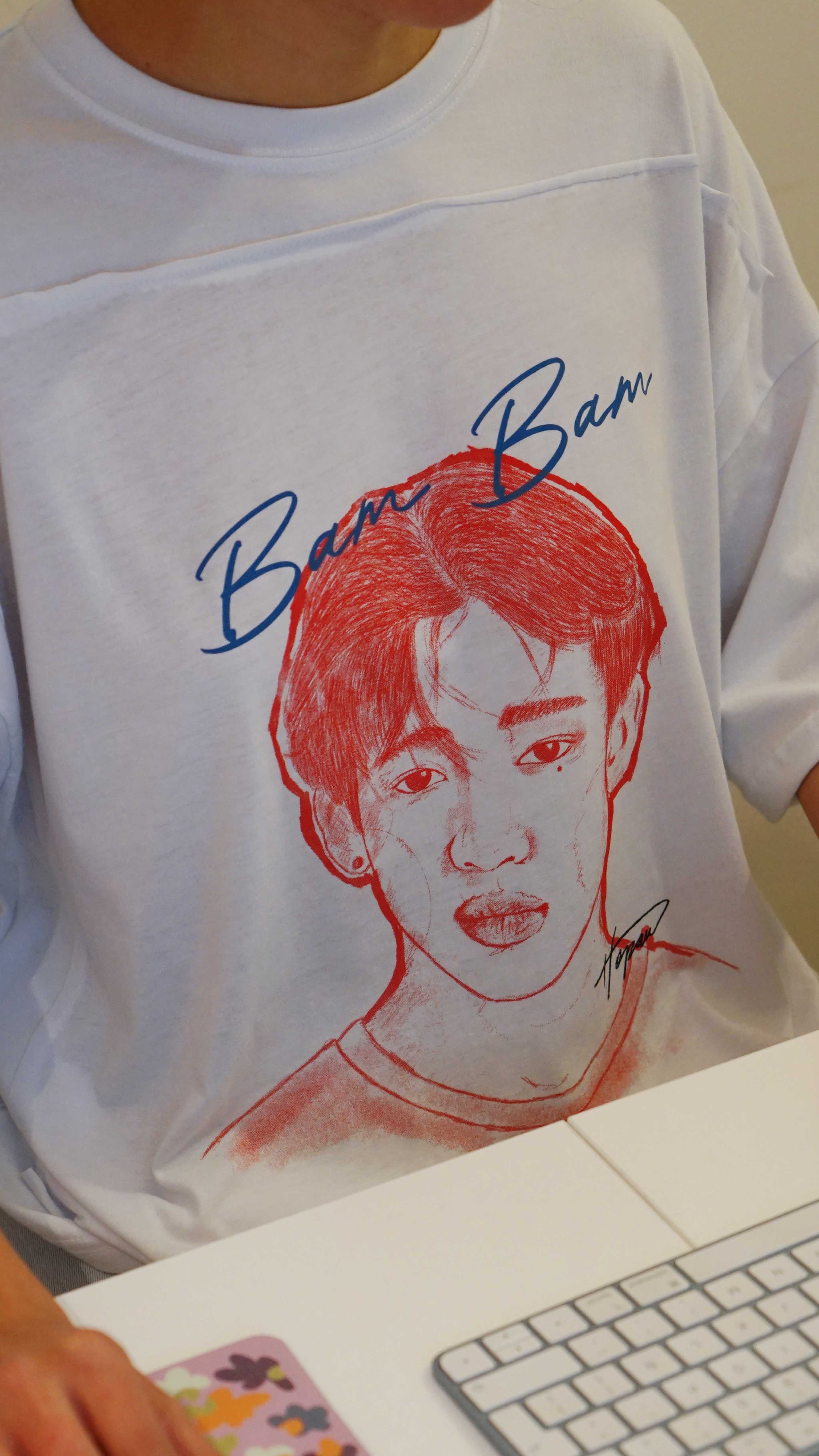 Bambam Got7 Playera Retrato