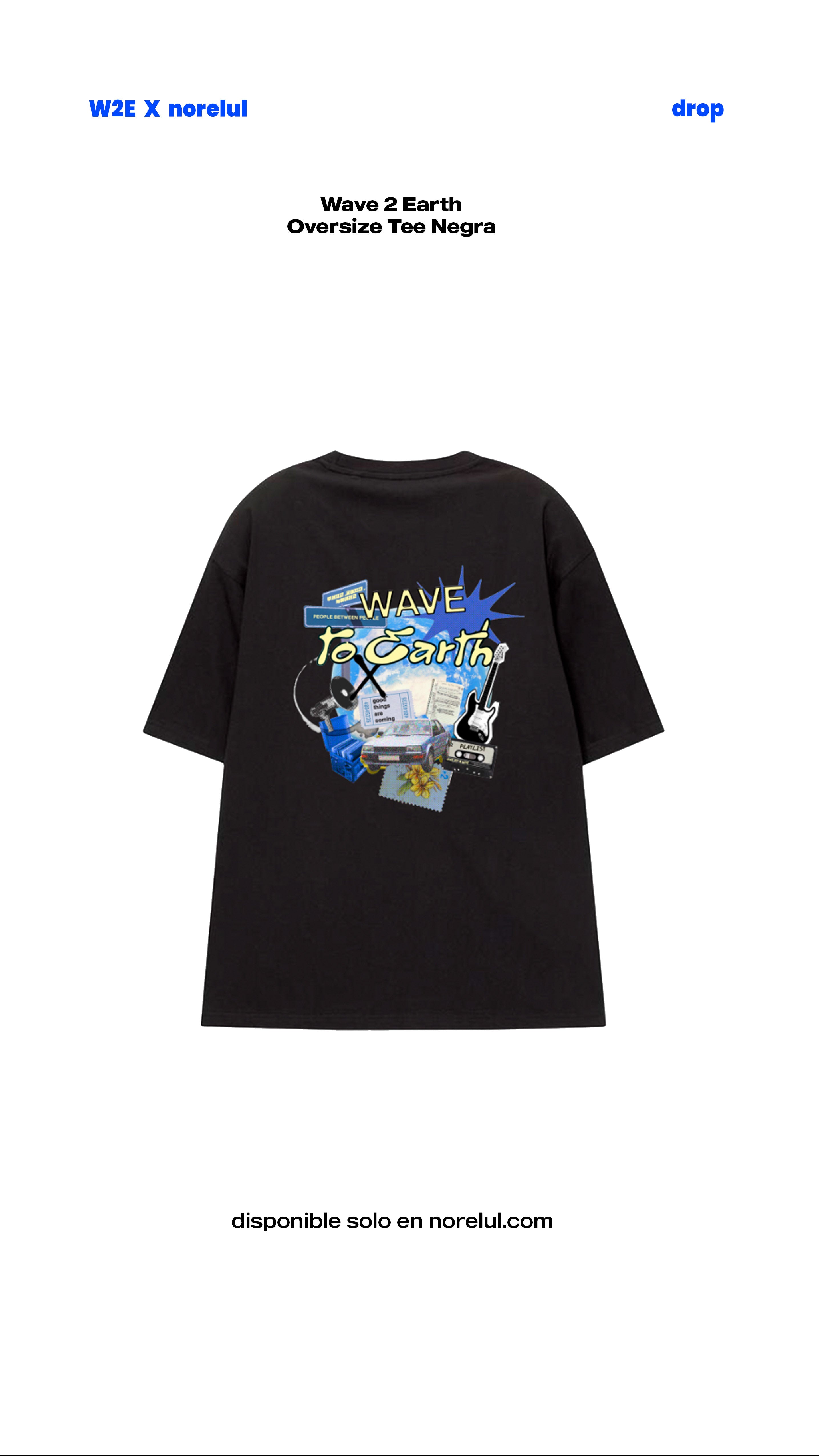 Wave To Earth Playera Oversize Tee