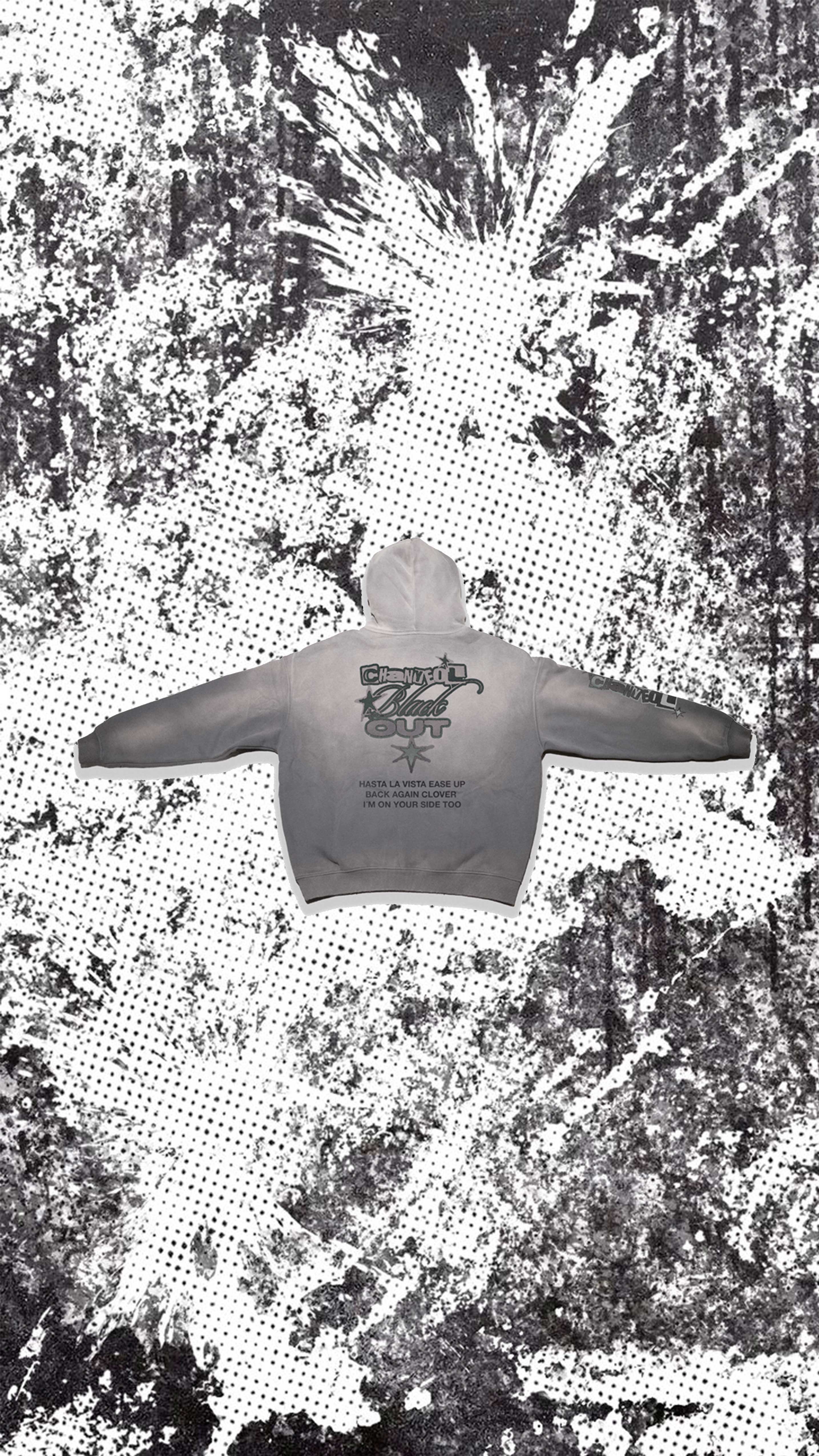 Sudadera con Gorro Hoodie Black Out Chanyeol Exo