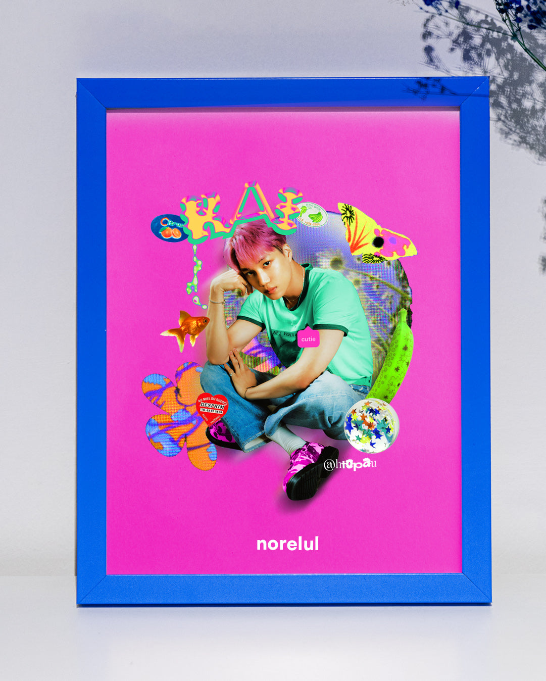 Kpop Idol Cuadro Colores