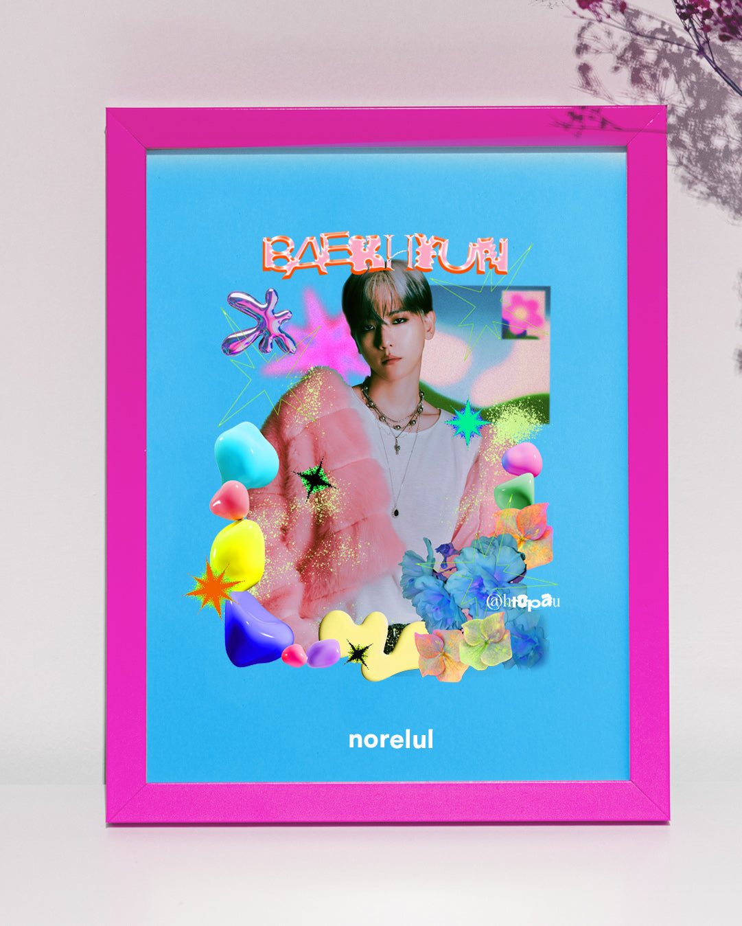 Kpop Idol Cuadro Colores