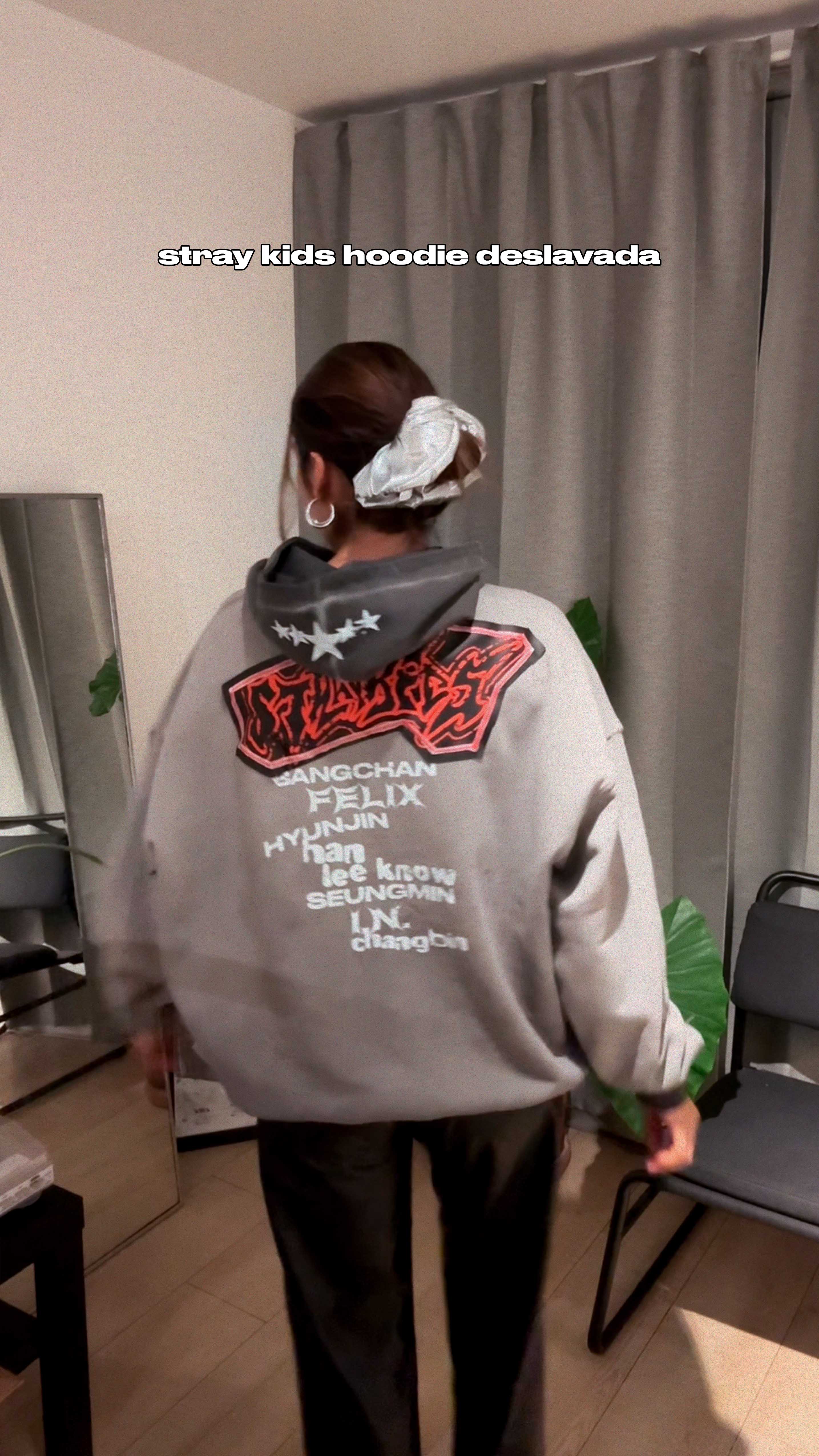 Stray Kids Sudadera Hoodie Oversize Lavada