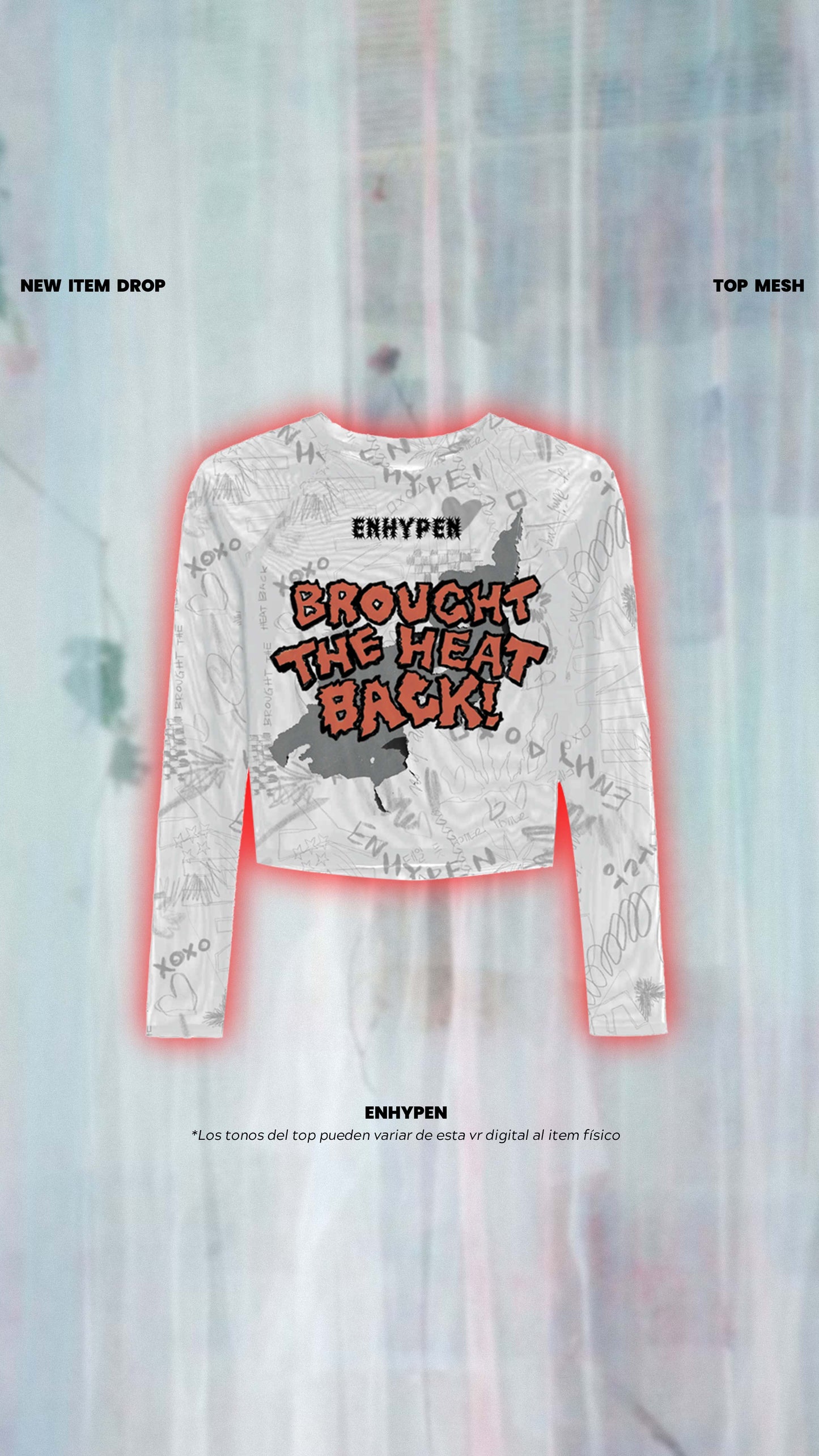 Enhypen Playera Mesh