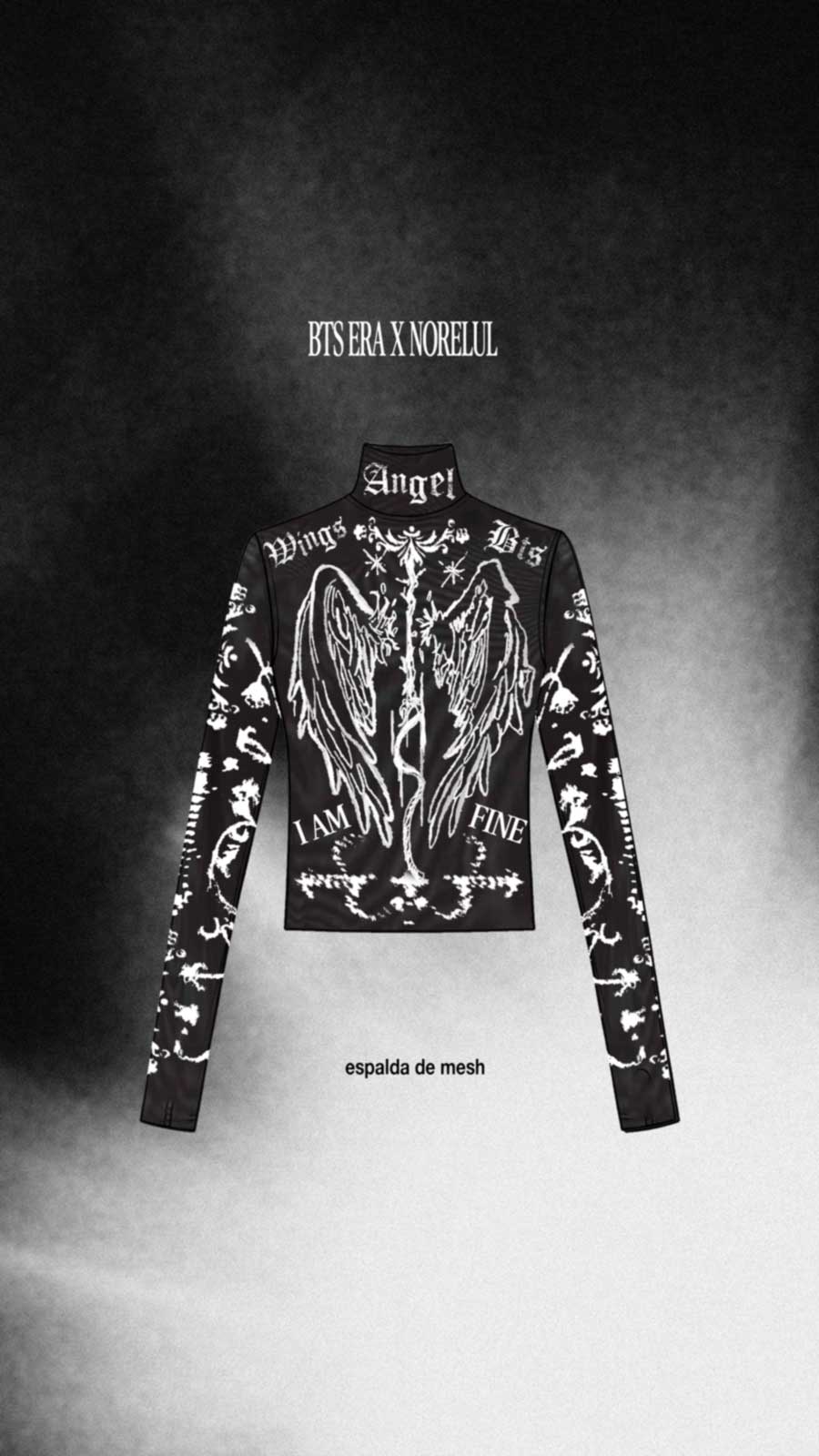 Fallen Angel Mesh | WINGS Pt 1 BTS