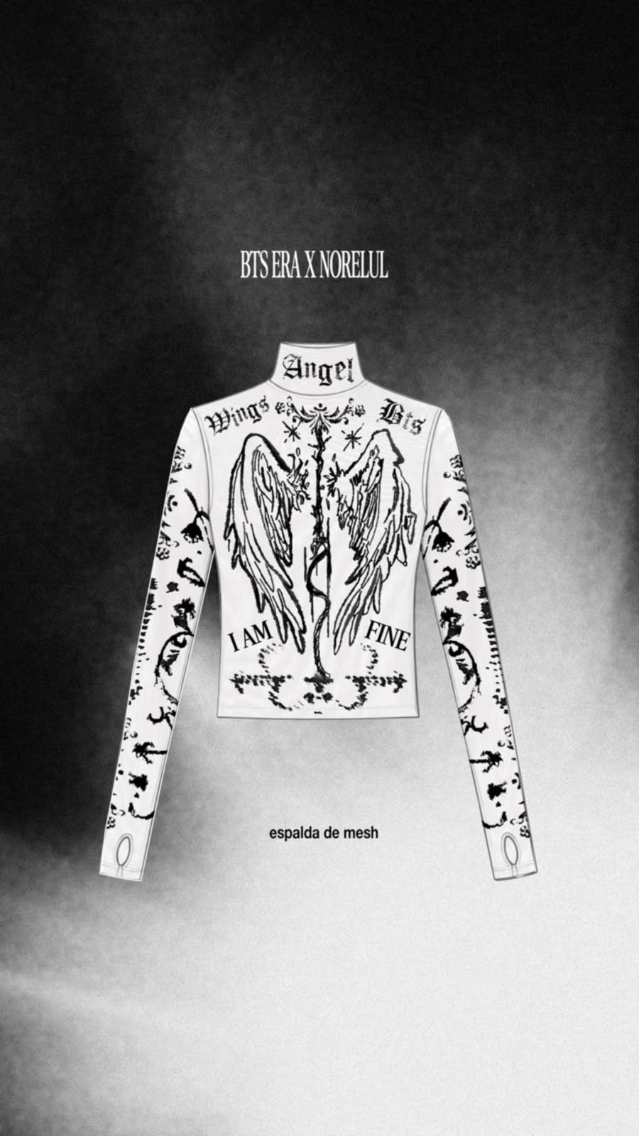 Fallen Angel Mesh | WINGS Pt 1 BTS