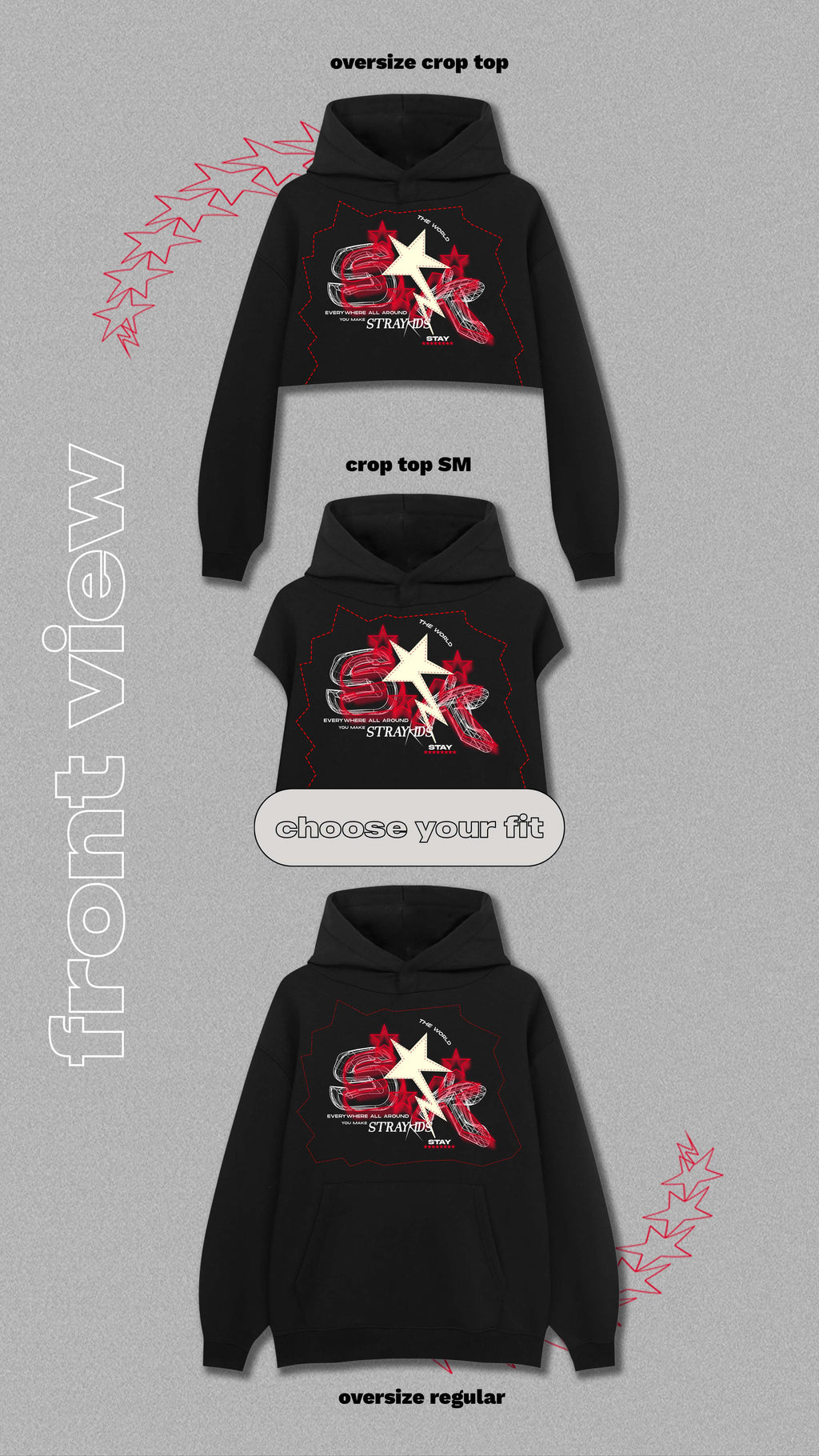 Stray Kids S-Class Hoodie Sudadera con Gorro