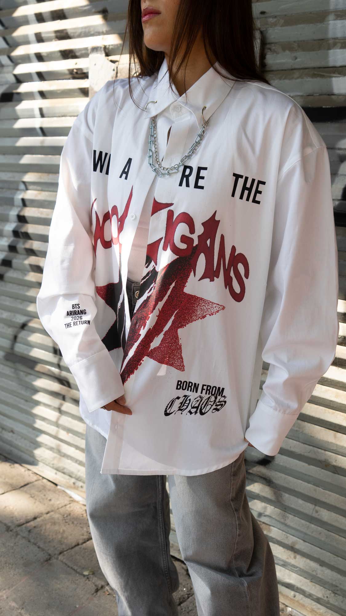 ARIRANG BTS Camisa Hooligans System Shirt