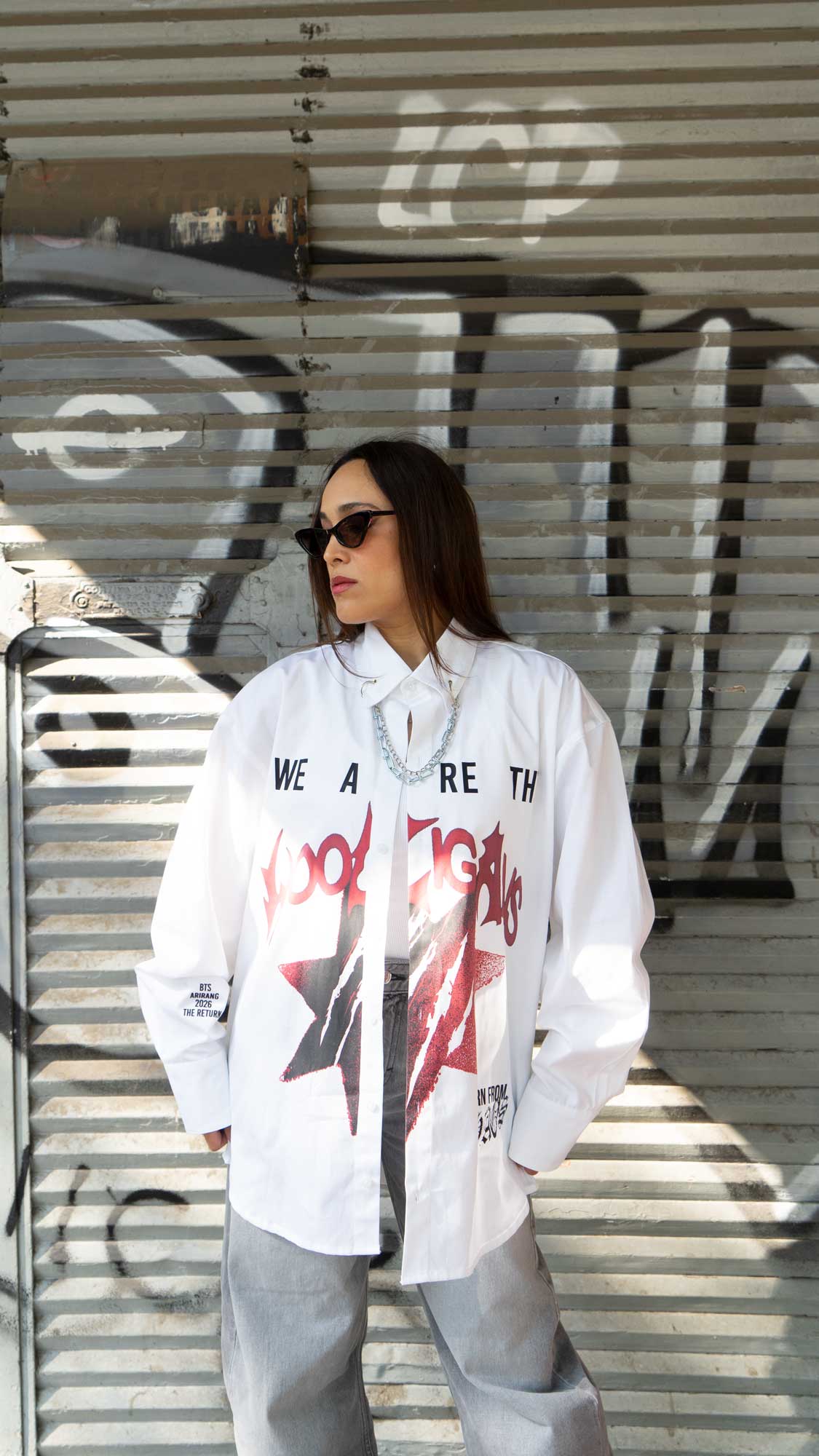 ARIRANG BTS Camisa Hooligans System Shirt