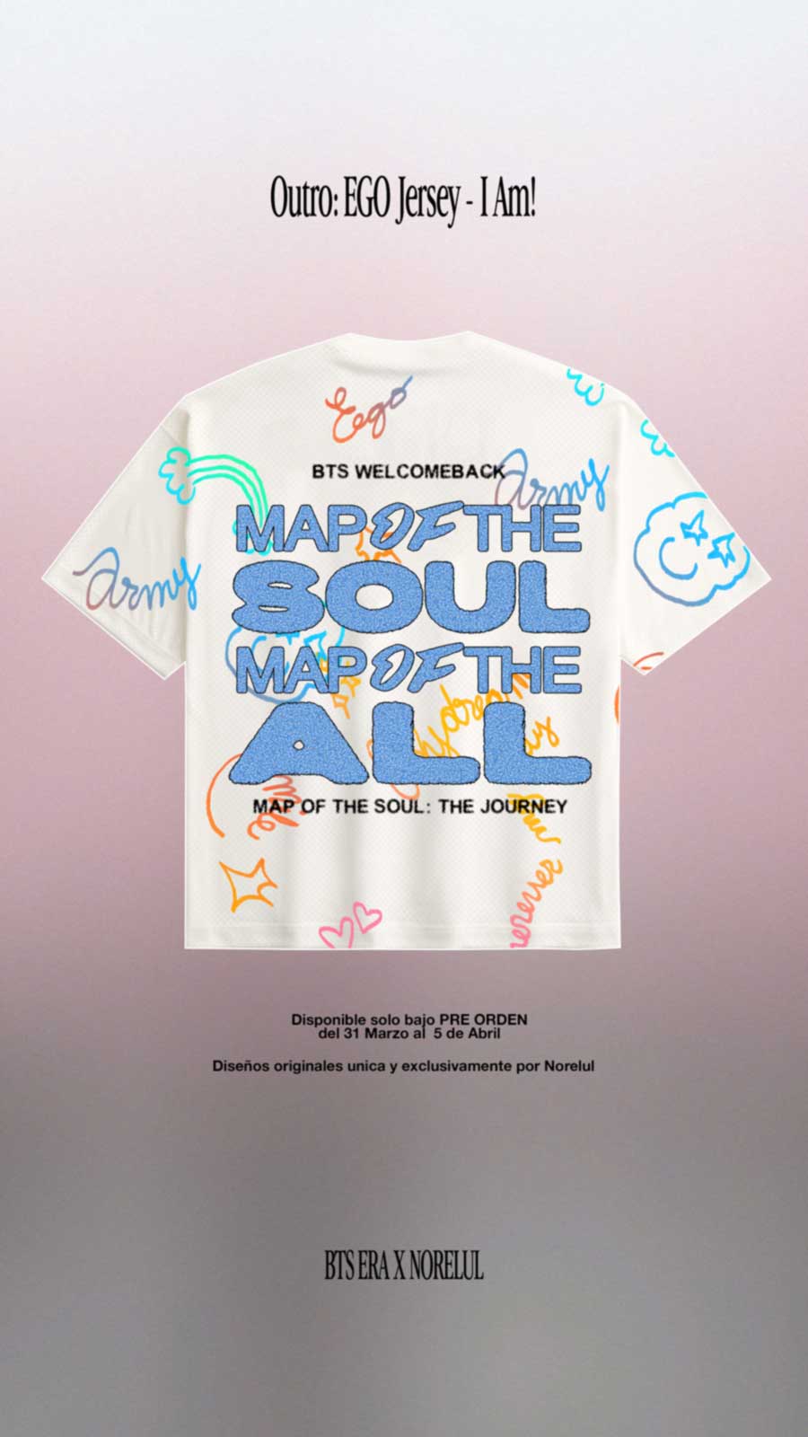 Outro: EGO Jersey Map of the Soul BTS