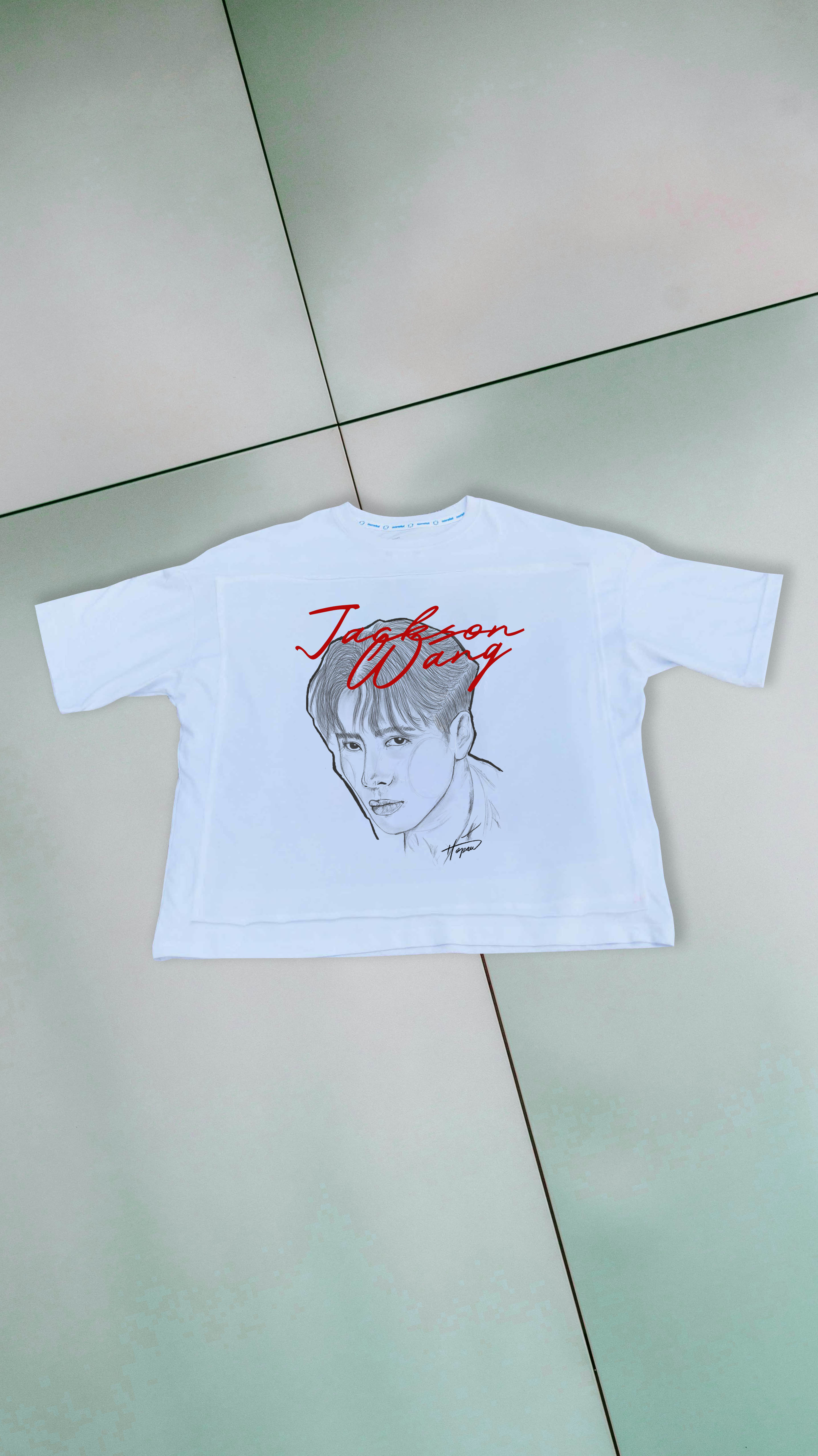 Jackson Wang Got7 Playera Retrato
