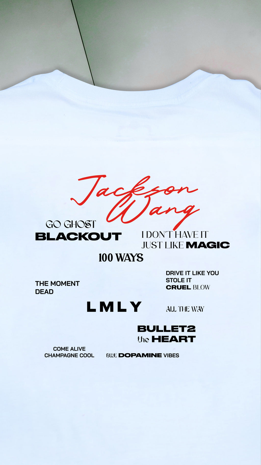 Jackson Wang Got7 Playera Retrato