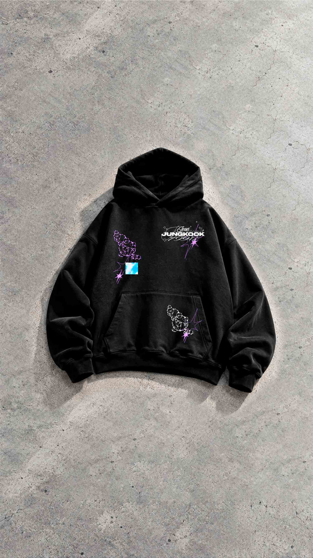 Jungkook Solo Era BTS Hoodie Sudadera con Gorro Oversize
