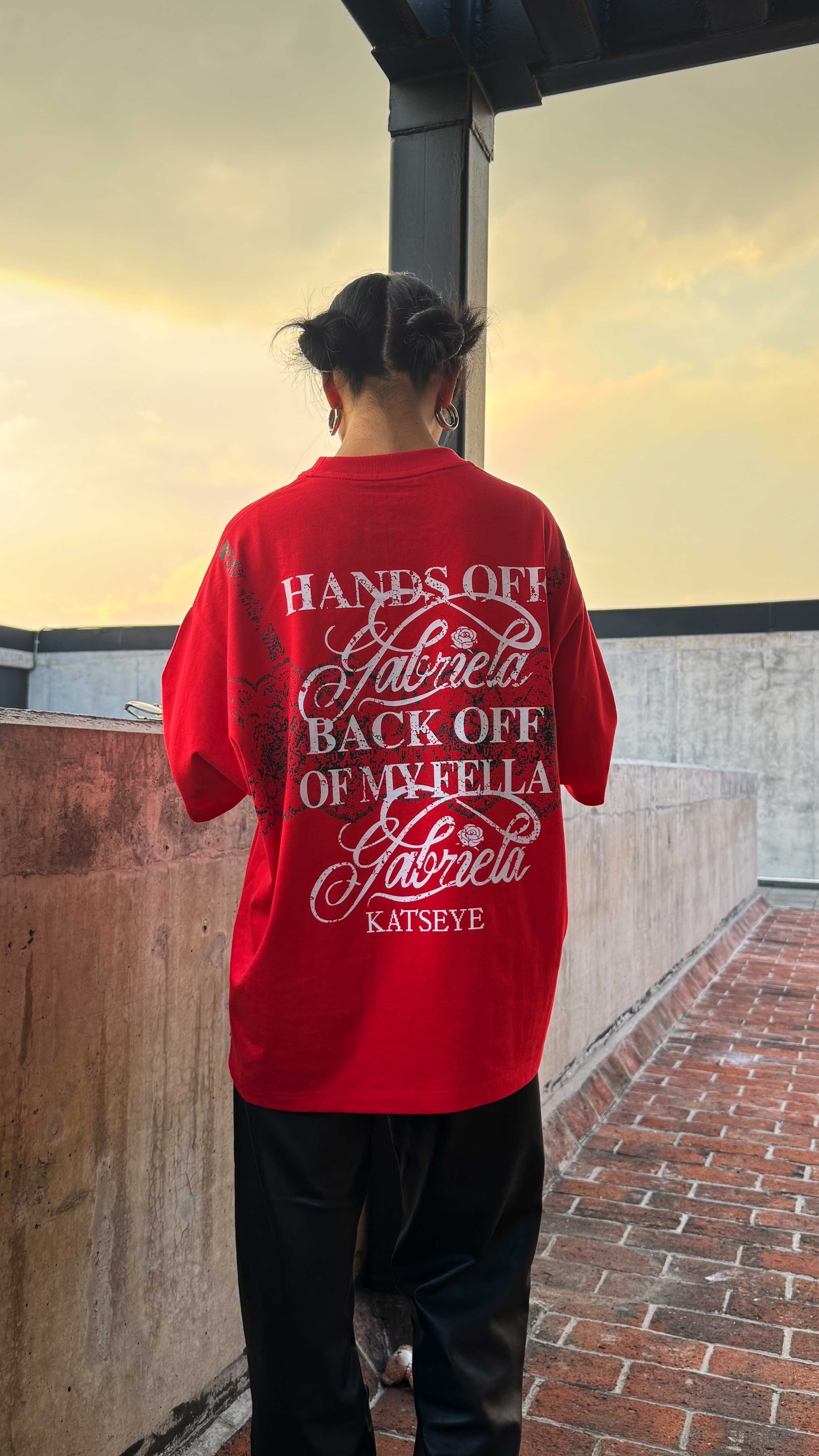 Gabriela Katseye Tee Oversize Playera