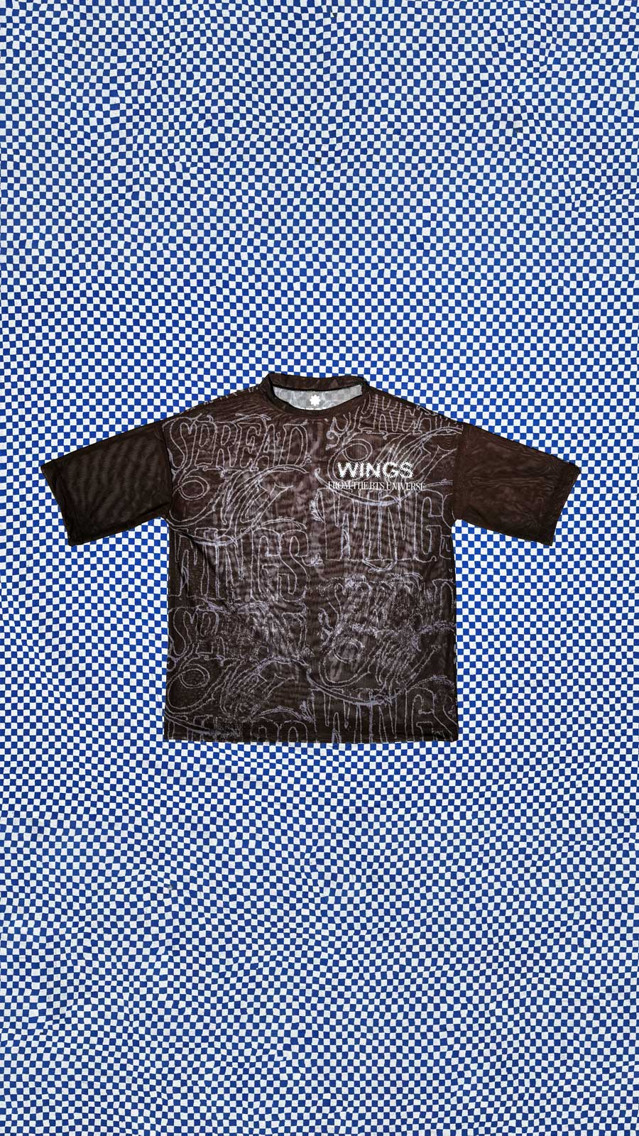Shadow Wings Mesh Oversize Tee | WINGS Pt1 BTS