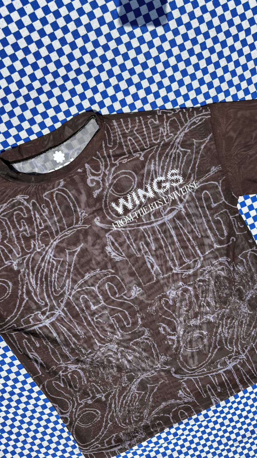 Shadow Wings Mesh Oversize Tee | WINGS Pt1 BTS