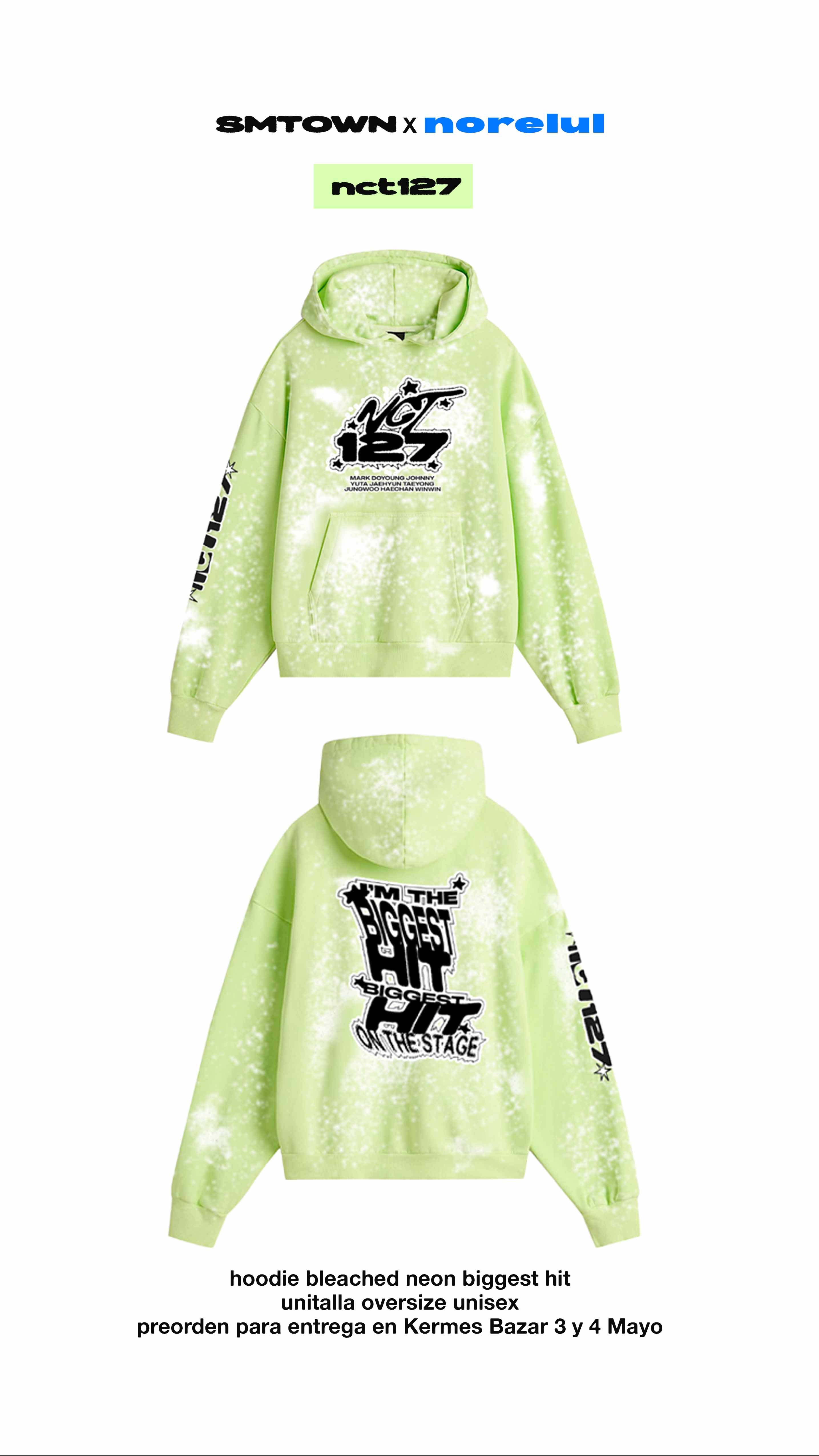 Sudadera con Gorro Hoodie Nct127