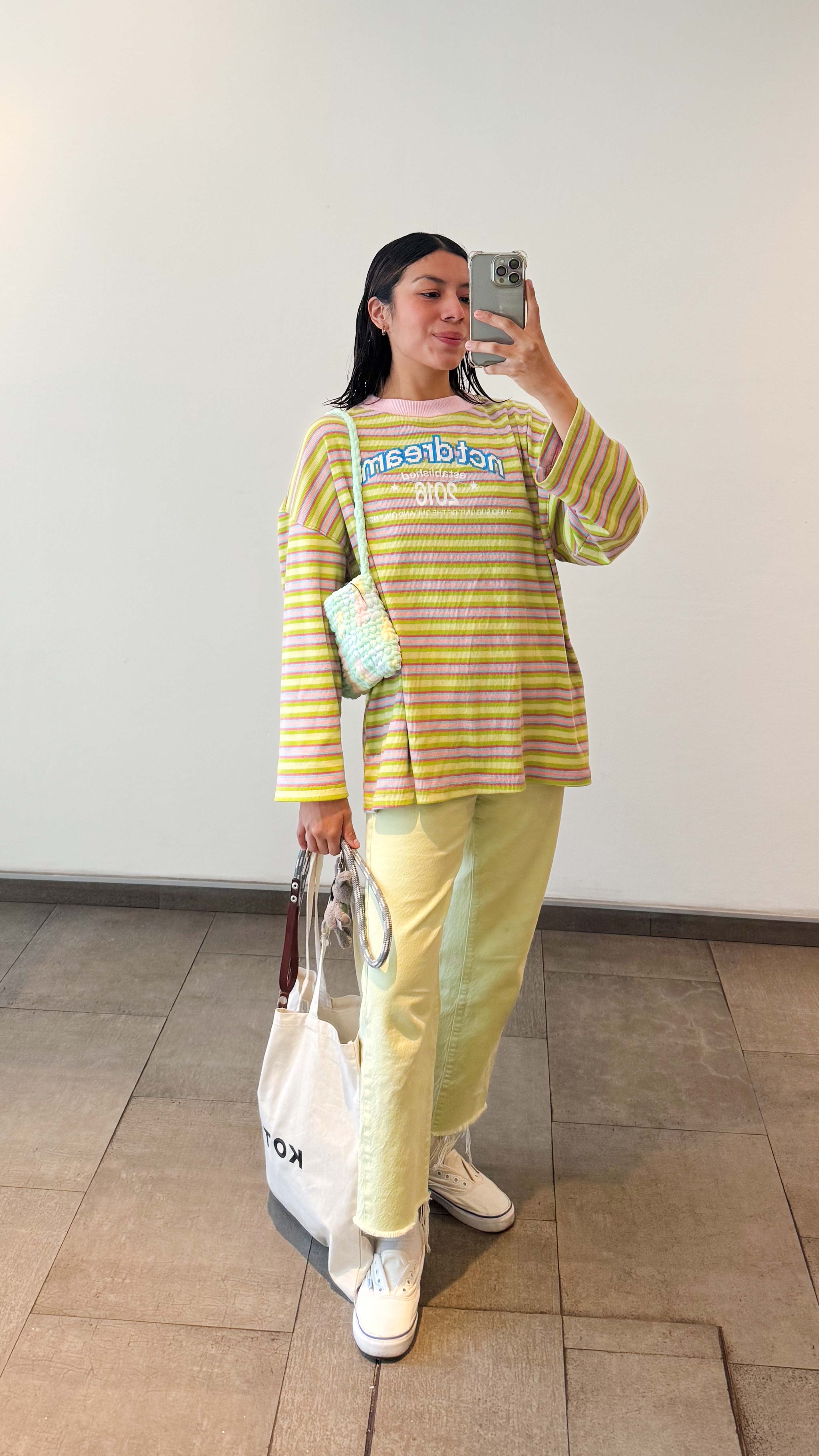 Playera Rayas Pastel Seventeen, Nctdream, Txt, Newjeans