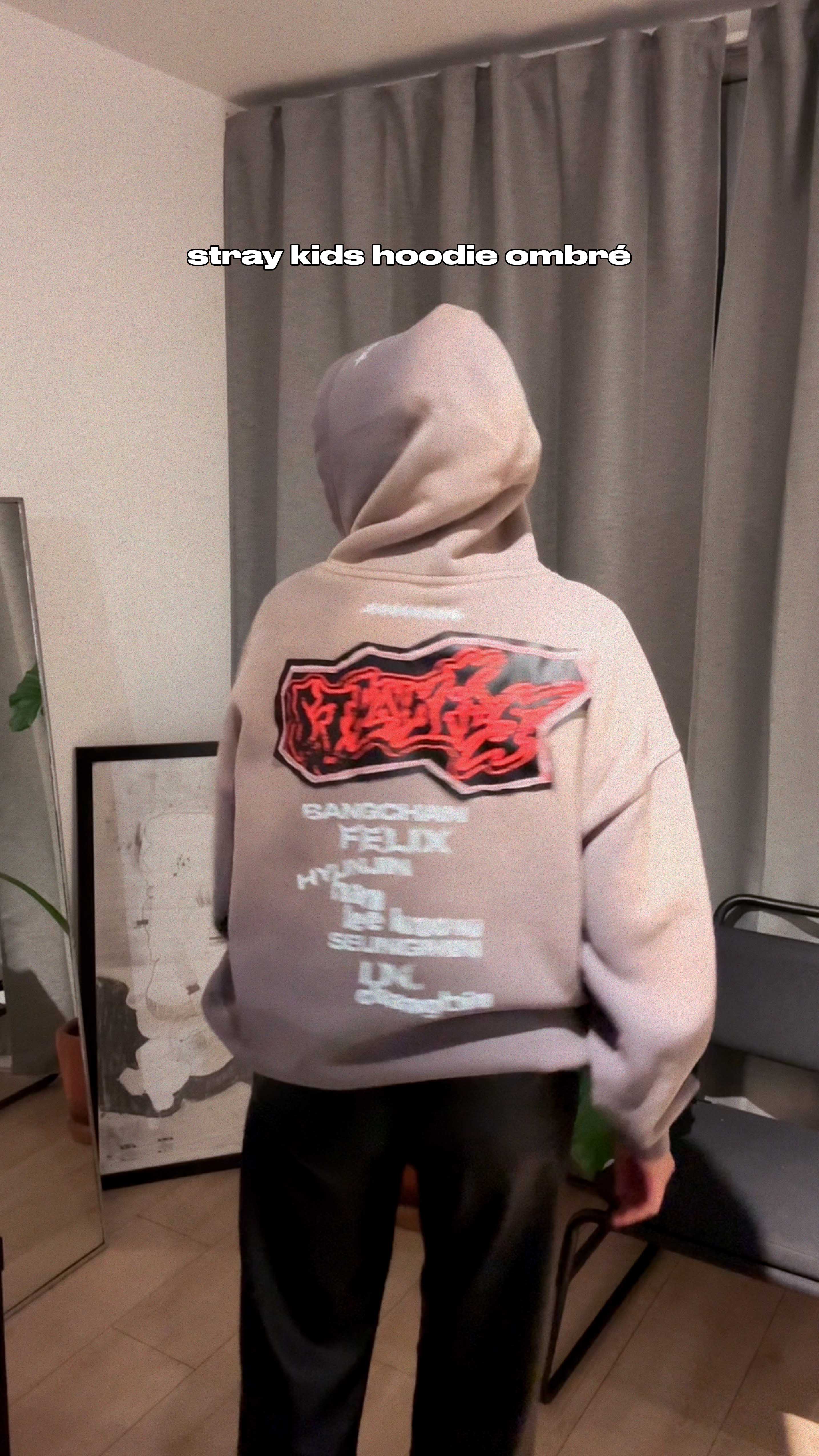 Stray Kids Sudadera Hoodie Oversize Lavada